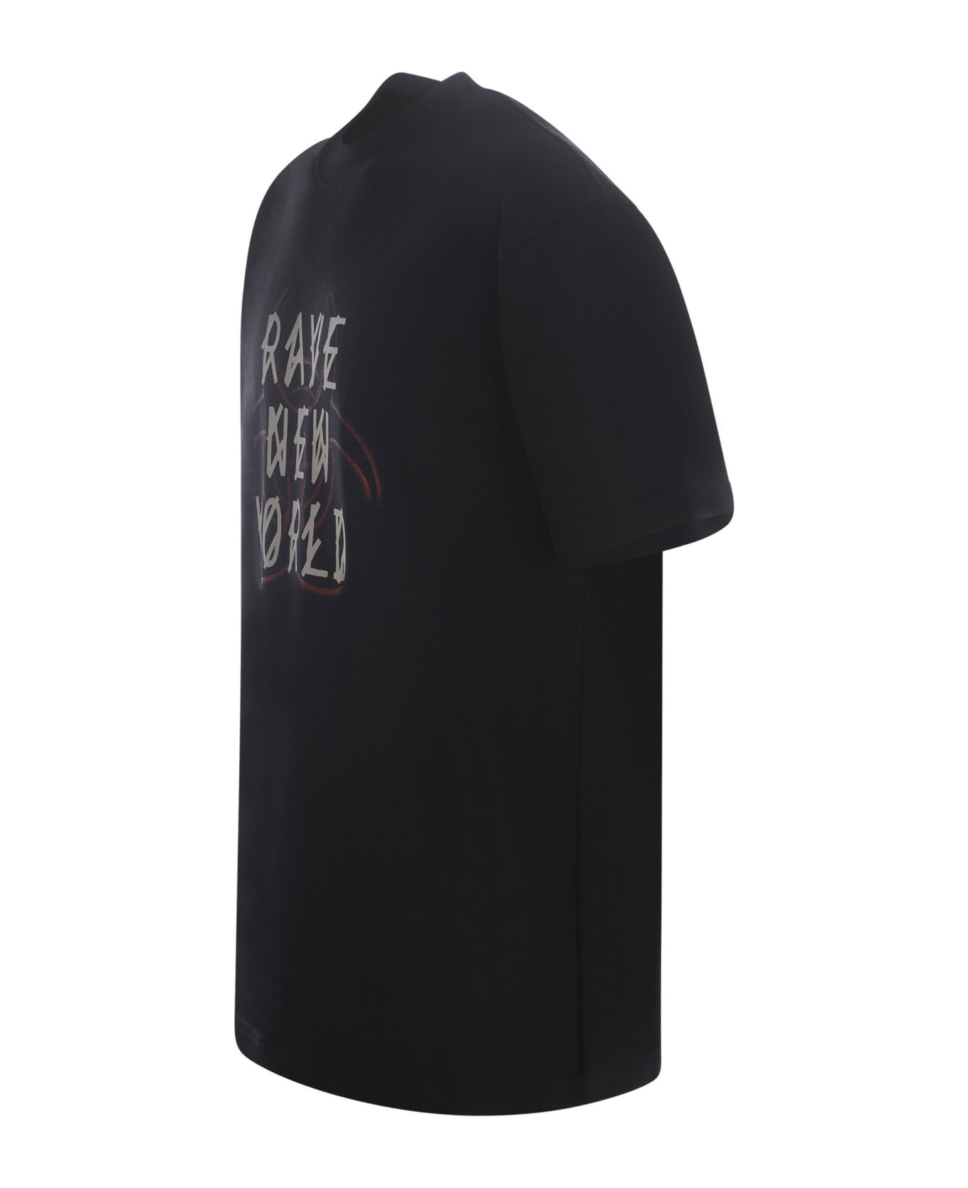 44 Label Group T-shirt 44label Group In Cotton - Nero シャツ