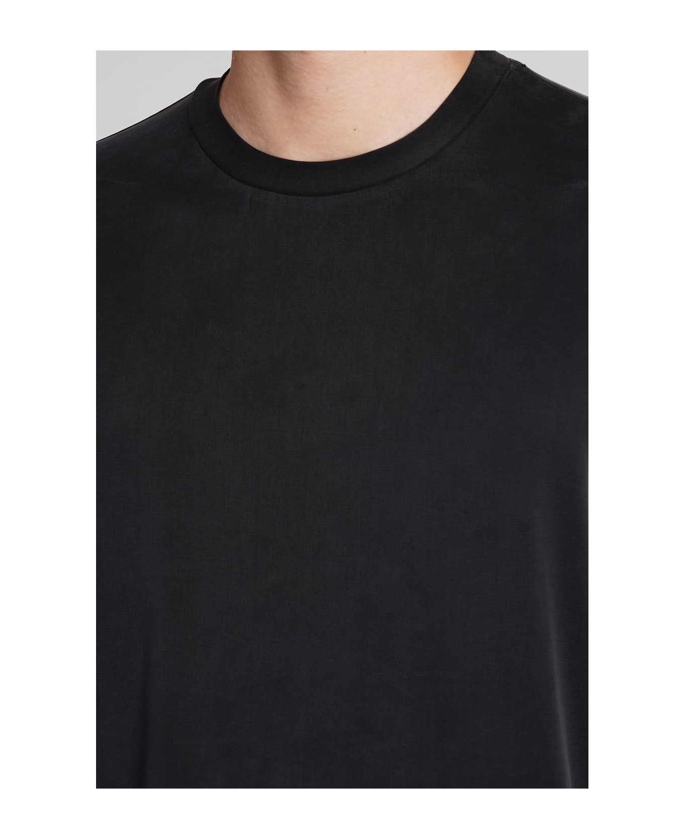 Low Brand B224 T-shirt In Black Polyamide Polyester - black