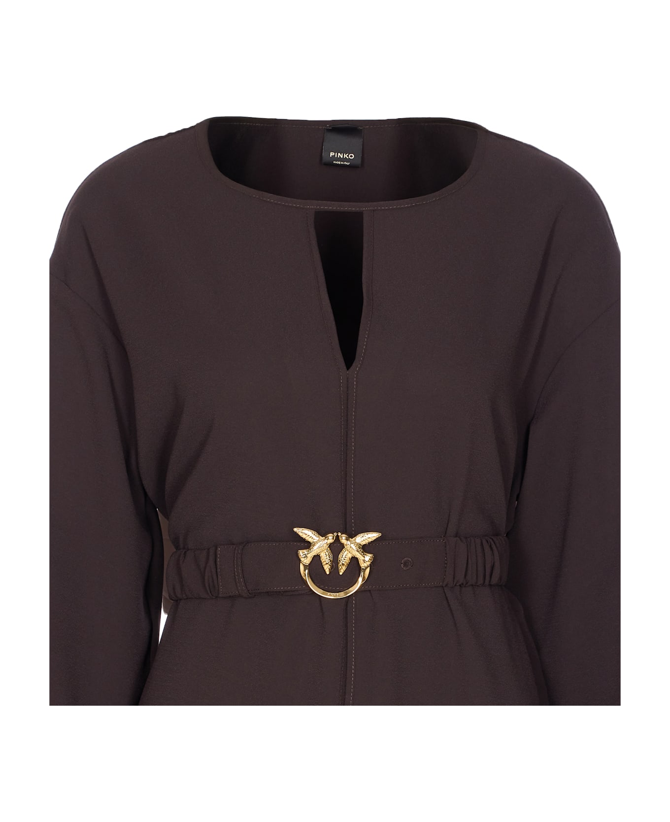 Pinko Sfumato Dress - Brown