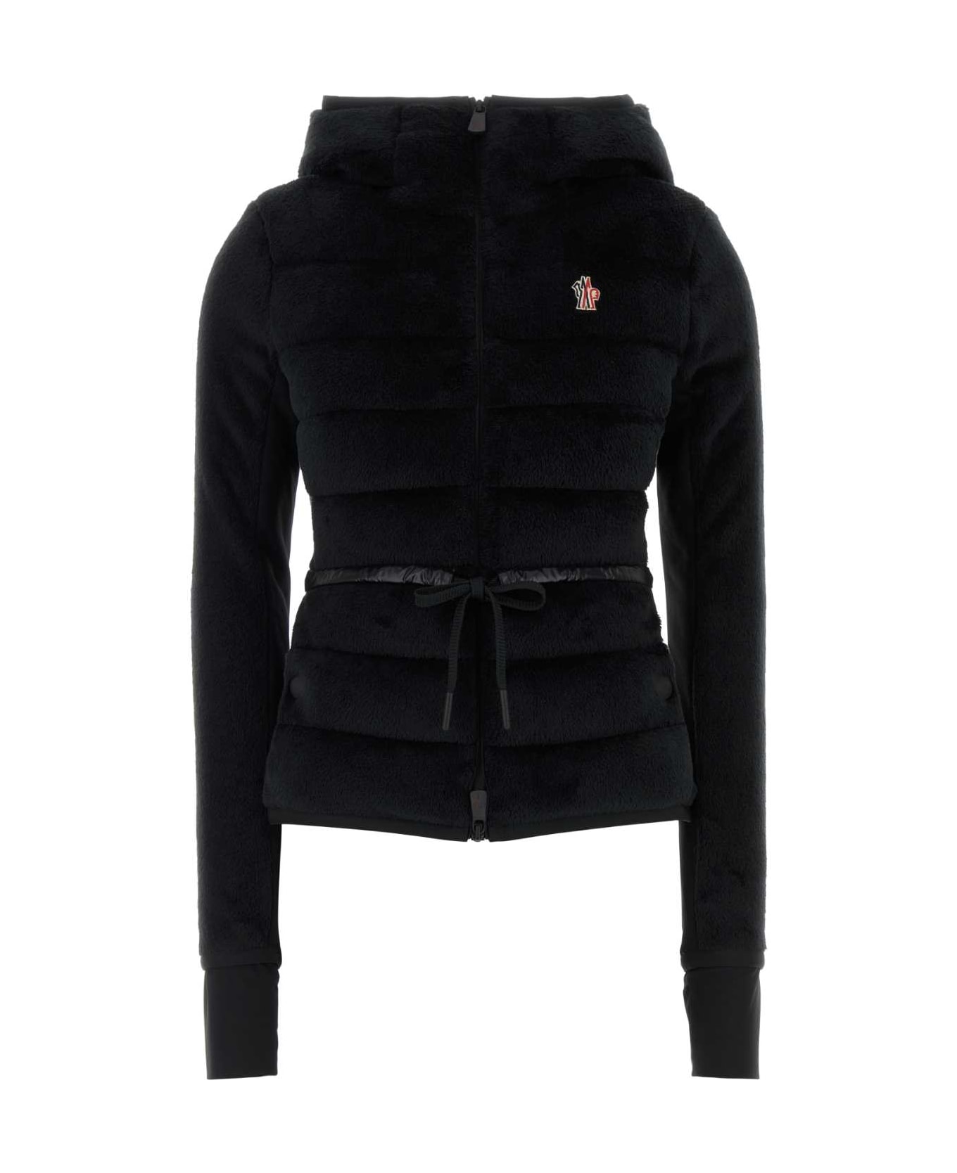Moncler Grenoble Black Eco Fur Jacket - 999