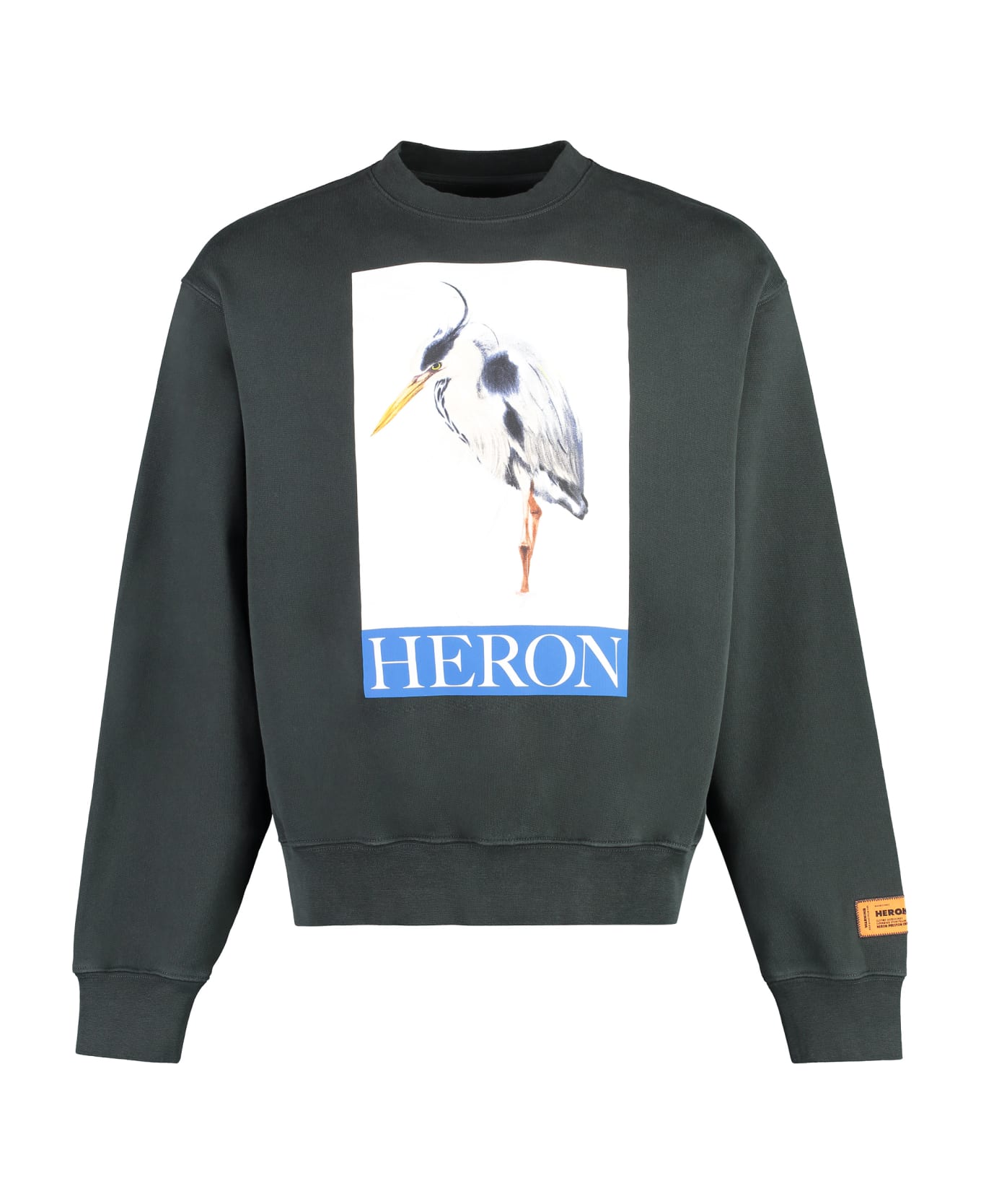 HERON PRESTON Printed Cotton Sweatshirt
