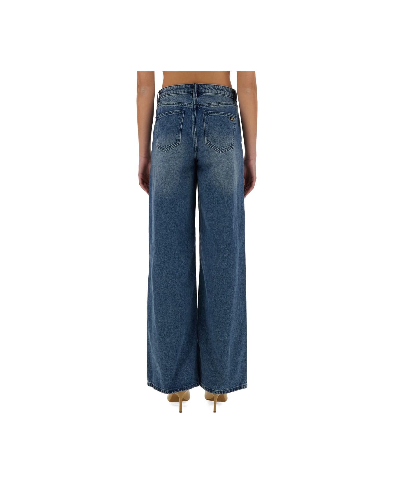 Michael Kors Collection Straight Leg Jeans - Union Wash
