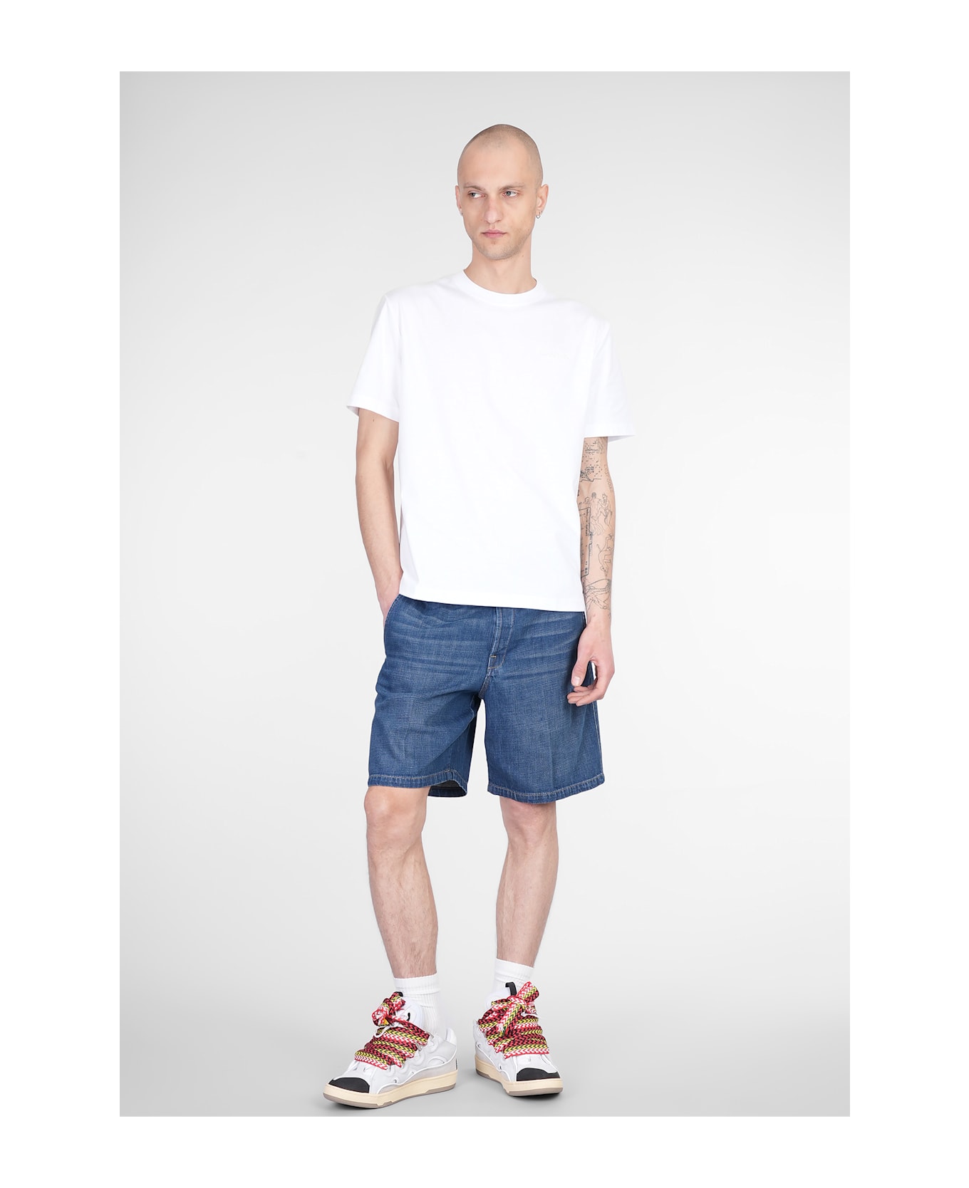 Lanvin T-shirt In White Cotton - white