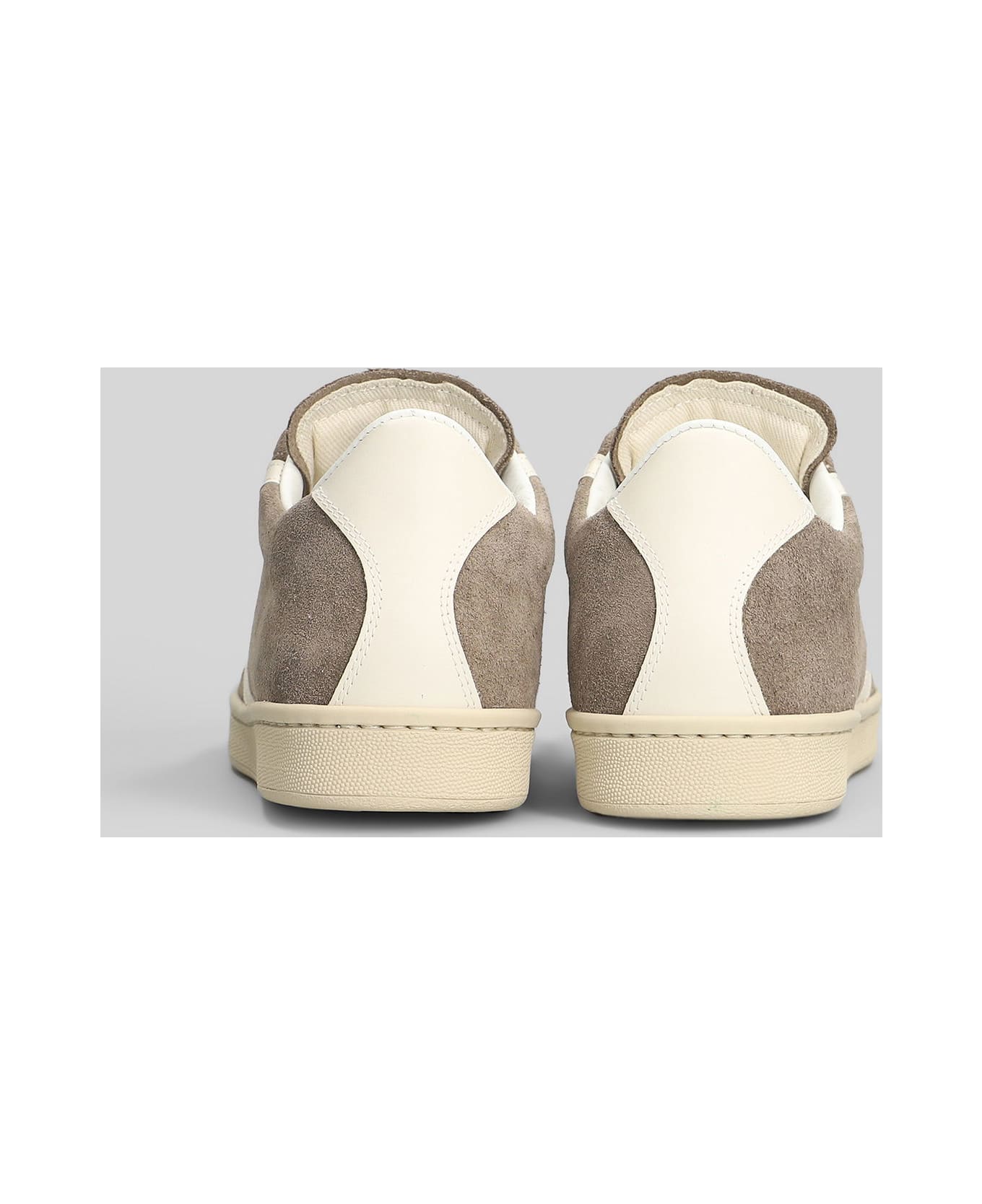 Valsport Tournament Sneakers In Taupe Suede - taupe