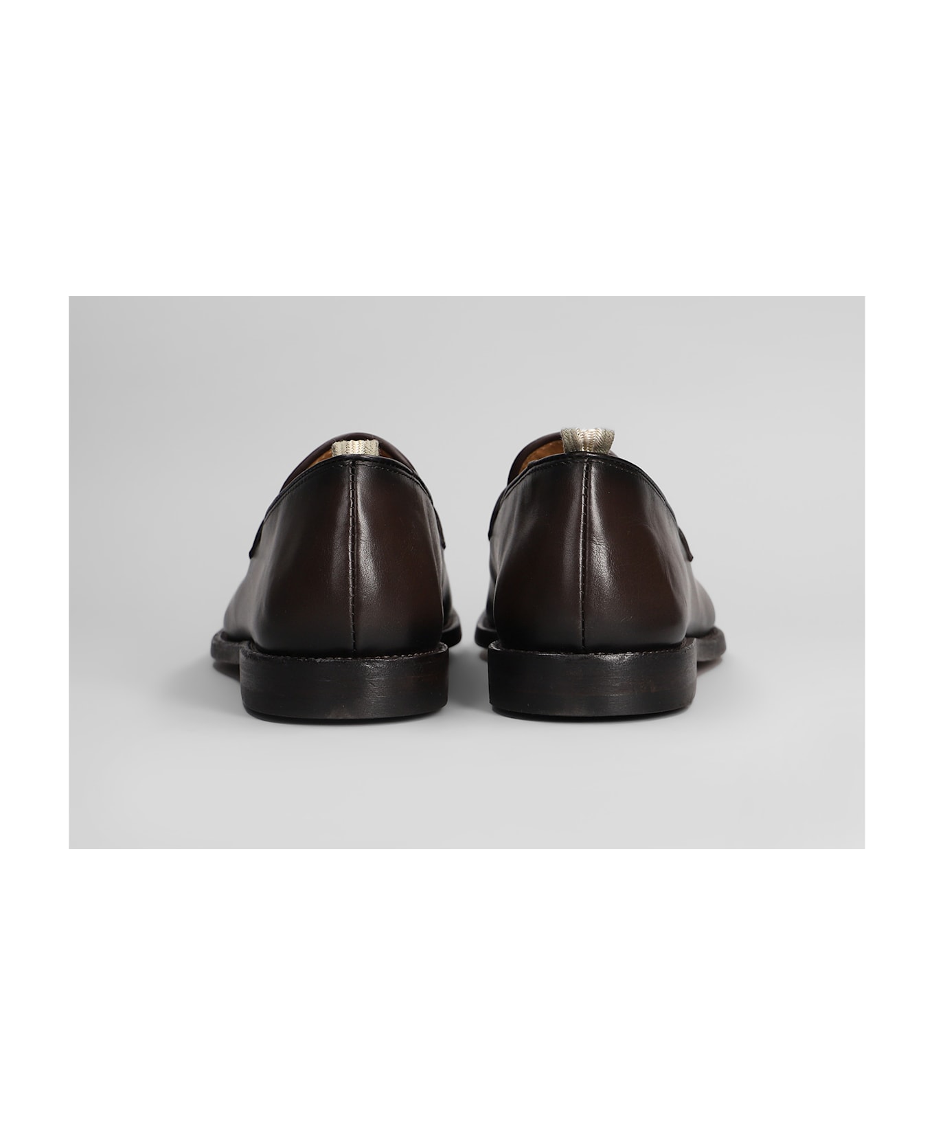 Officine Creative Opera 001 Loafers In Brown Leather - brown