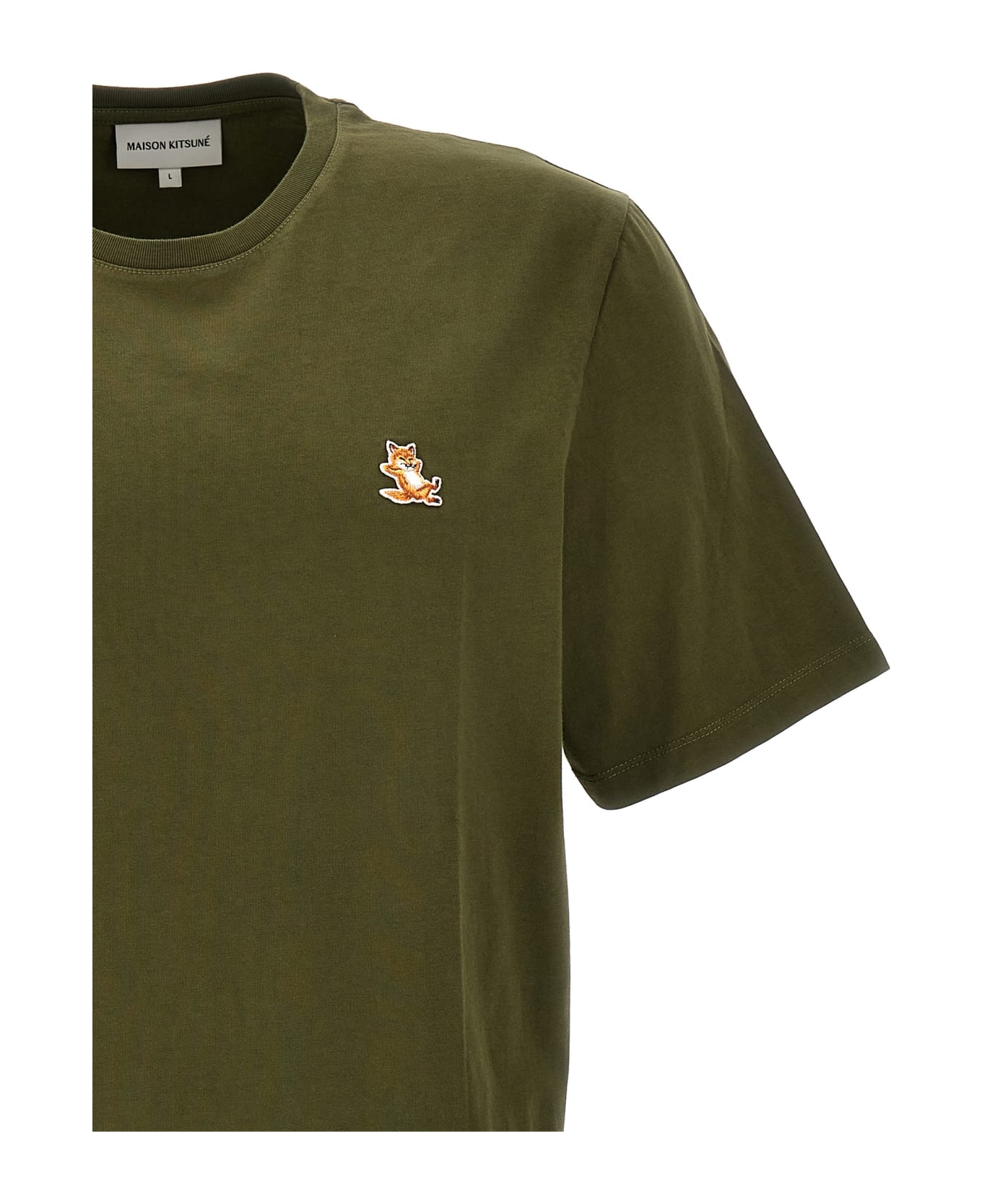 Maison Kitsuné 'chillax Fox' T-shirt - Green