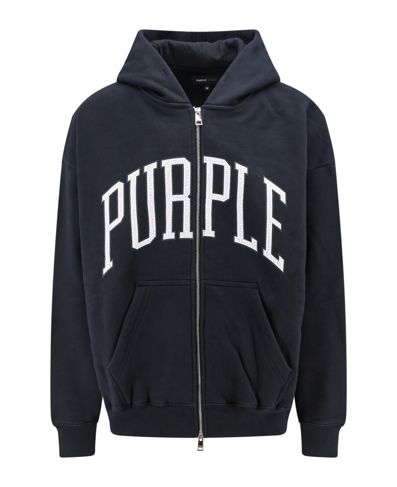 Purple Brand Sweatshirt - BLACK フリース