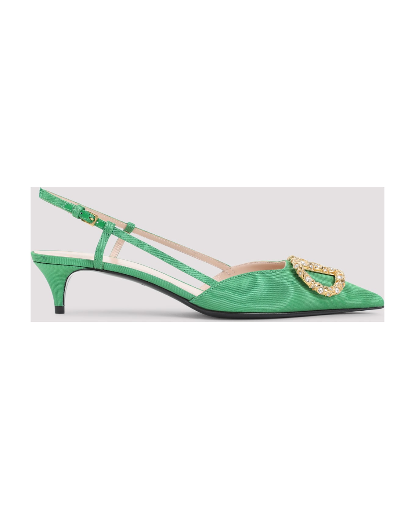 Valentino Garavani Sling Back - U Emerald Crystal