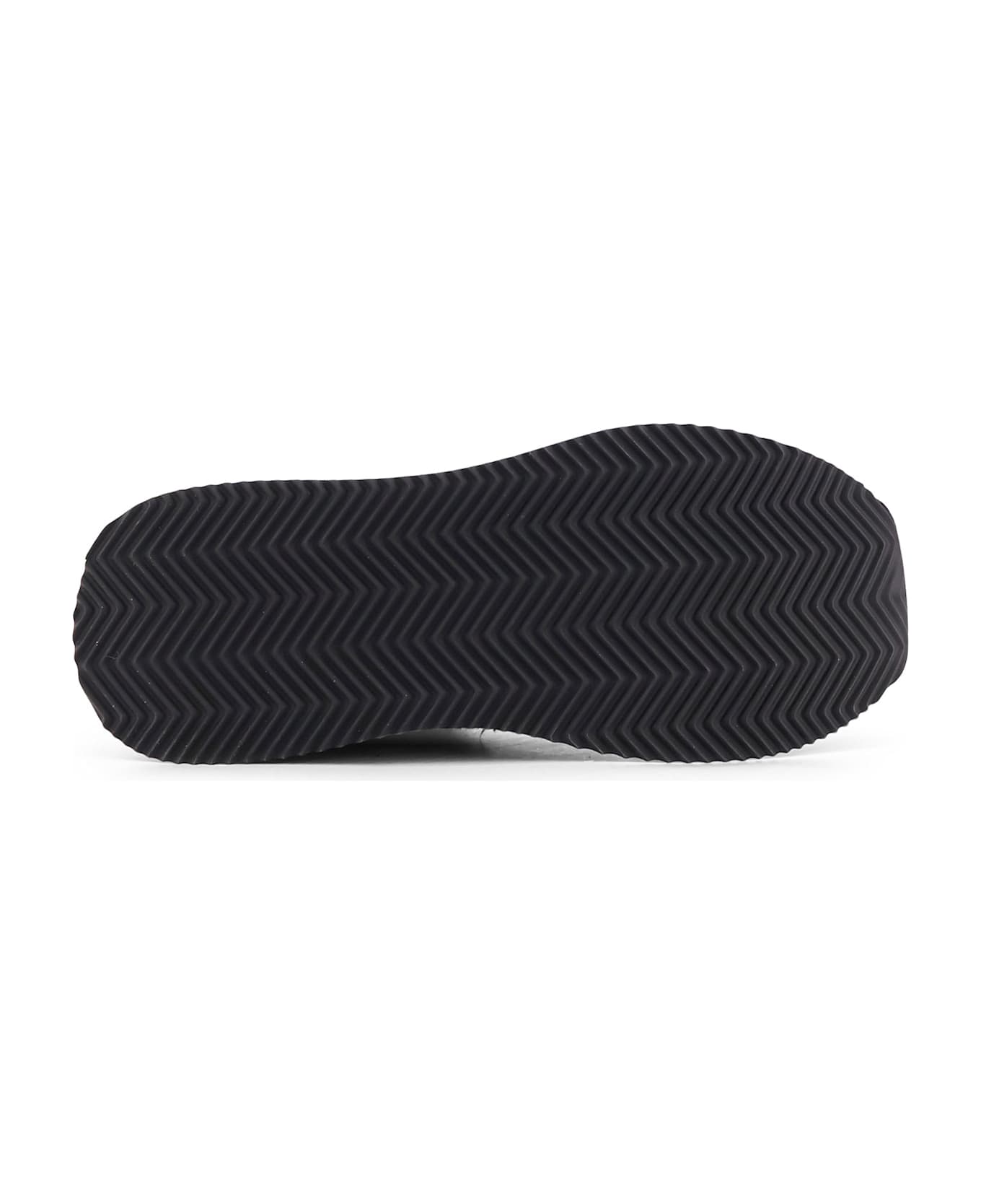 Dolce 
Gabbana Low-top Wool Sneakers With Suede Inserts - Black