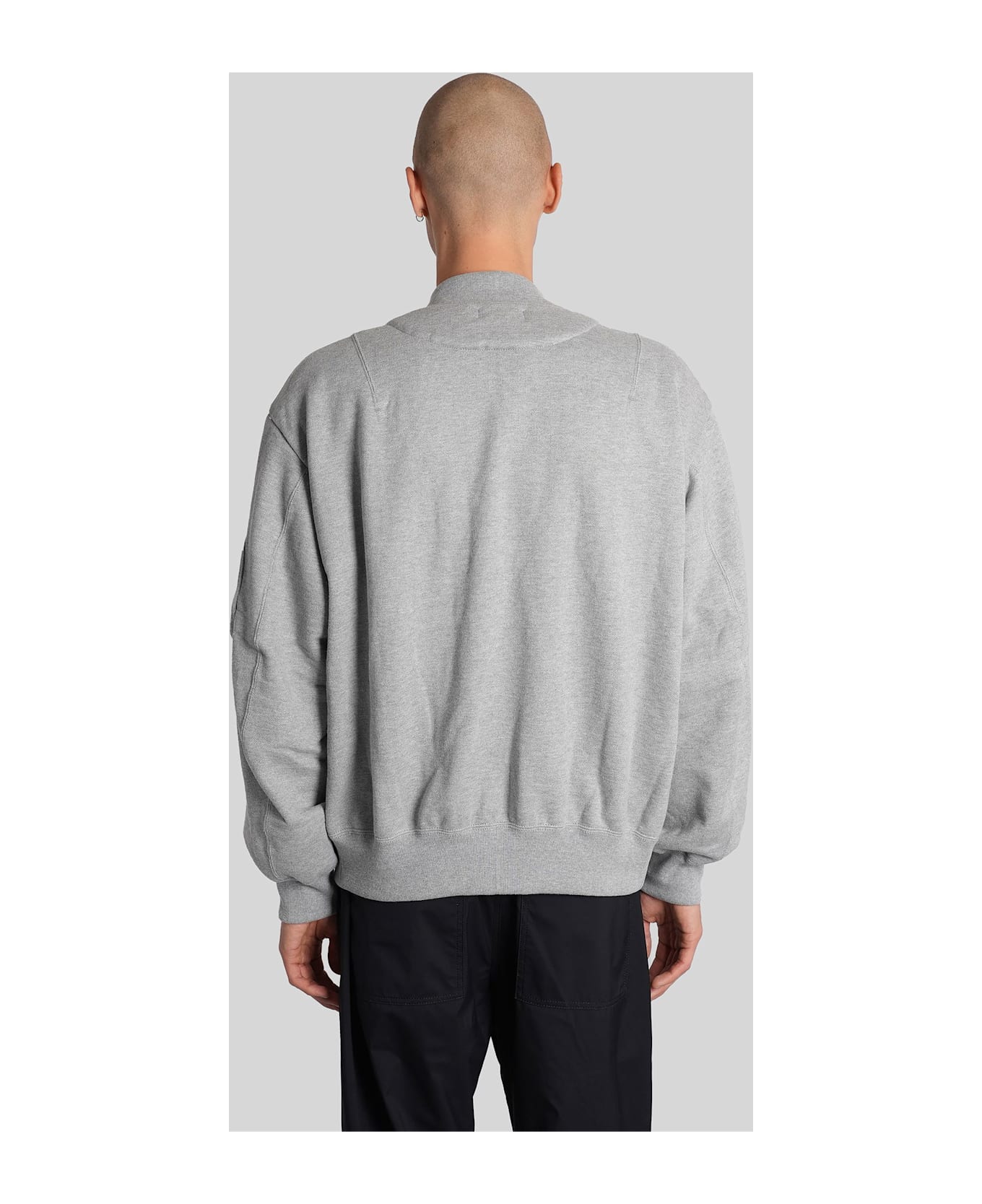 Comme des Garçons Homme Sweatshirt In Grey Cotton - grey