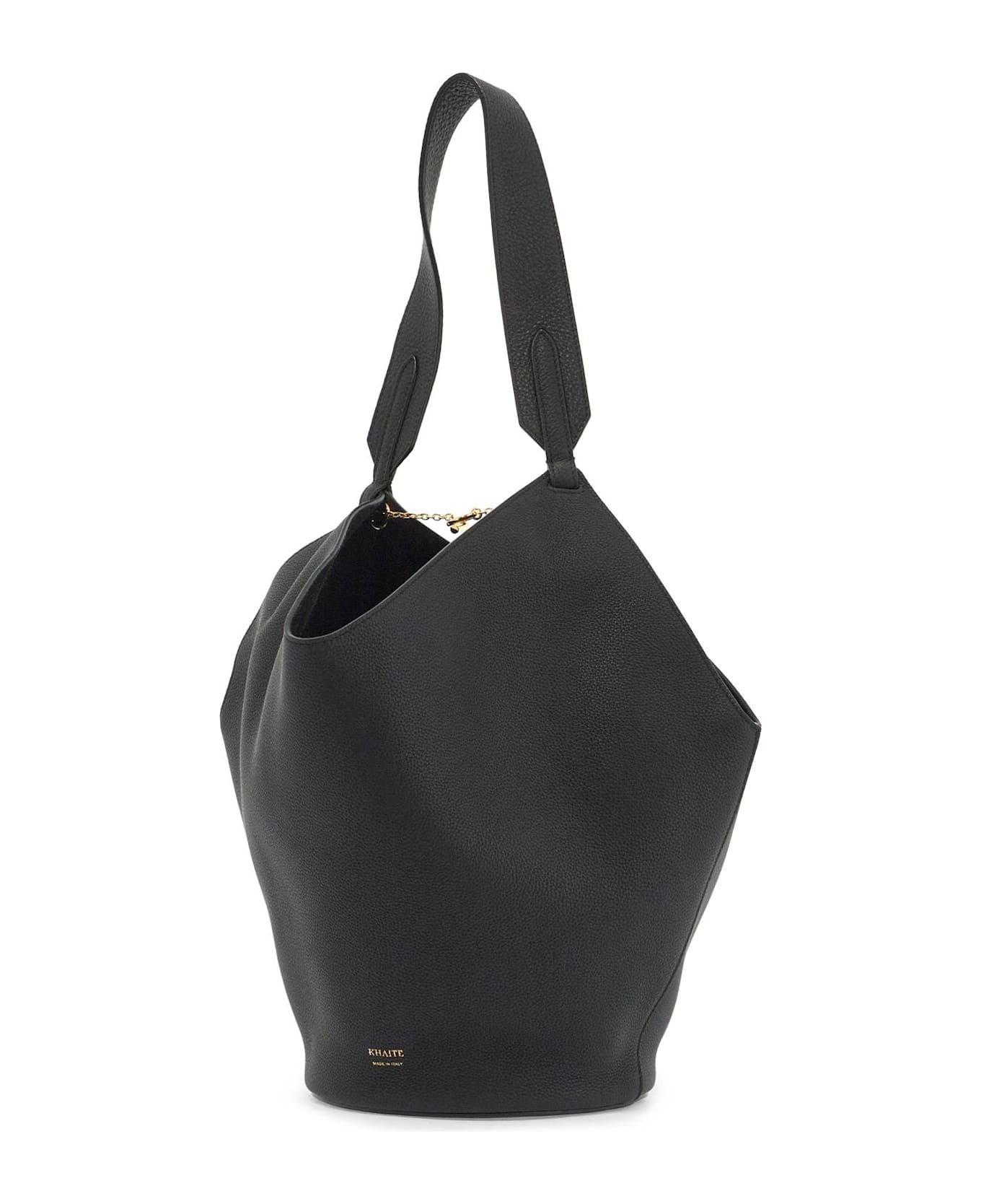 Khaite Small Lotus Tote Bag - BLACK (Black)