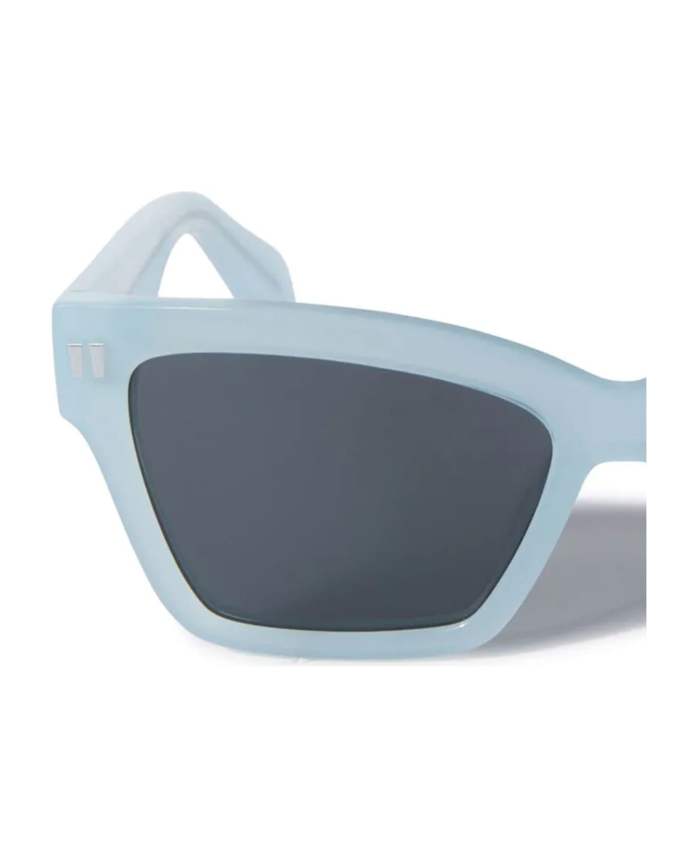 Off-White Cincinnati - Light Blue / Dark Grey Sunglasses - blue