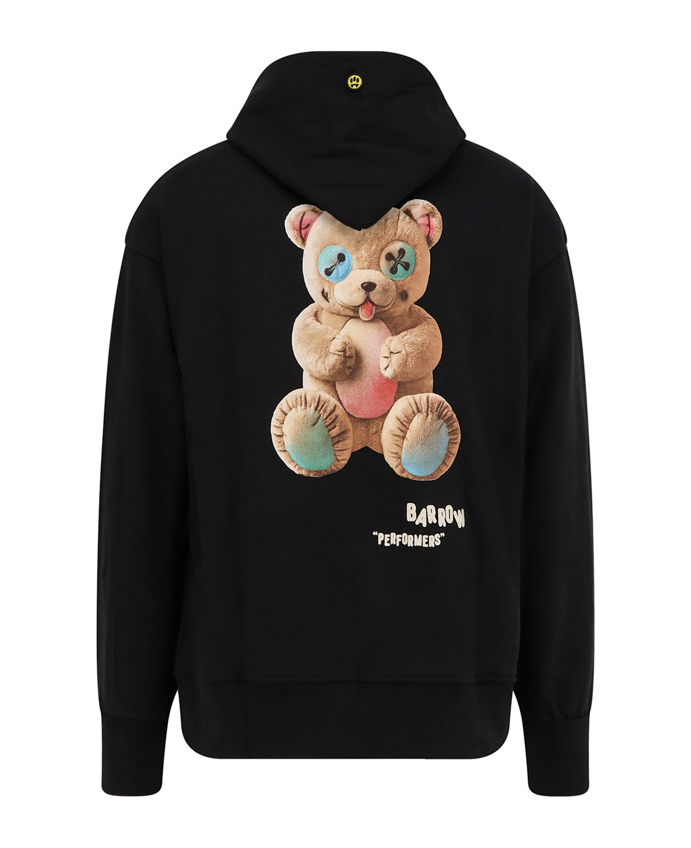 Barrow Hooded Cotton Sweatshirt - BLACK