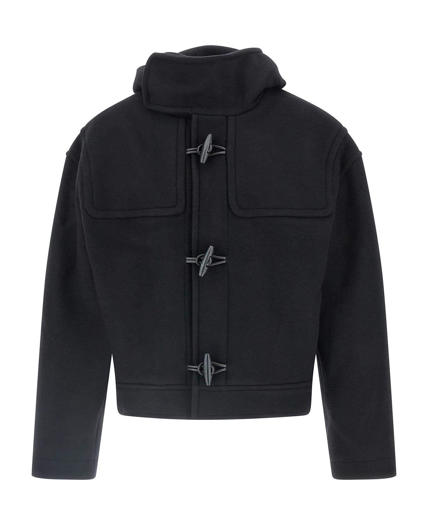 Jacquemus 
le Duffle Cabana
 Coat - Black  