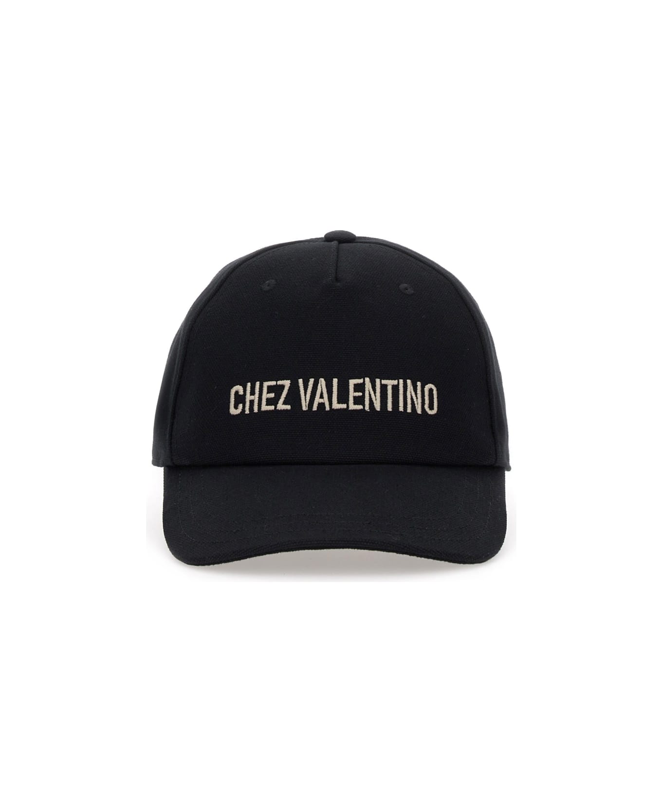 Valentino Garavani "chez Valentine" Baseball Hat - BLACK