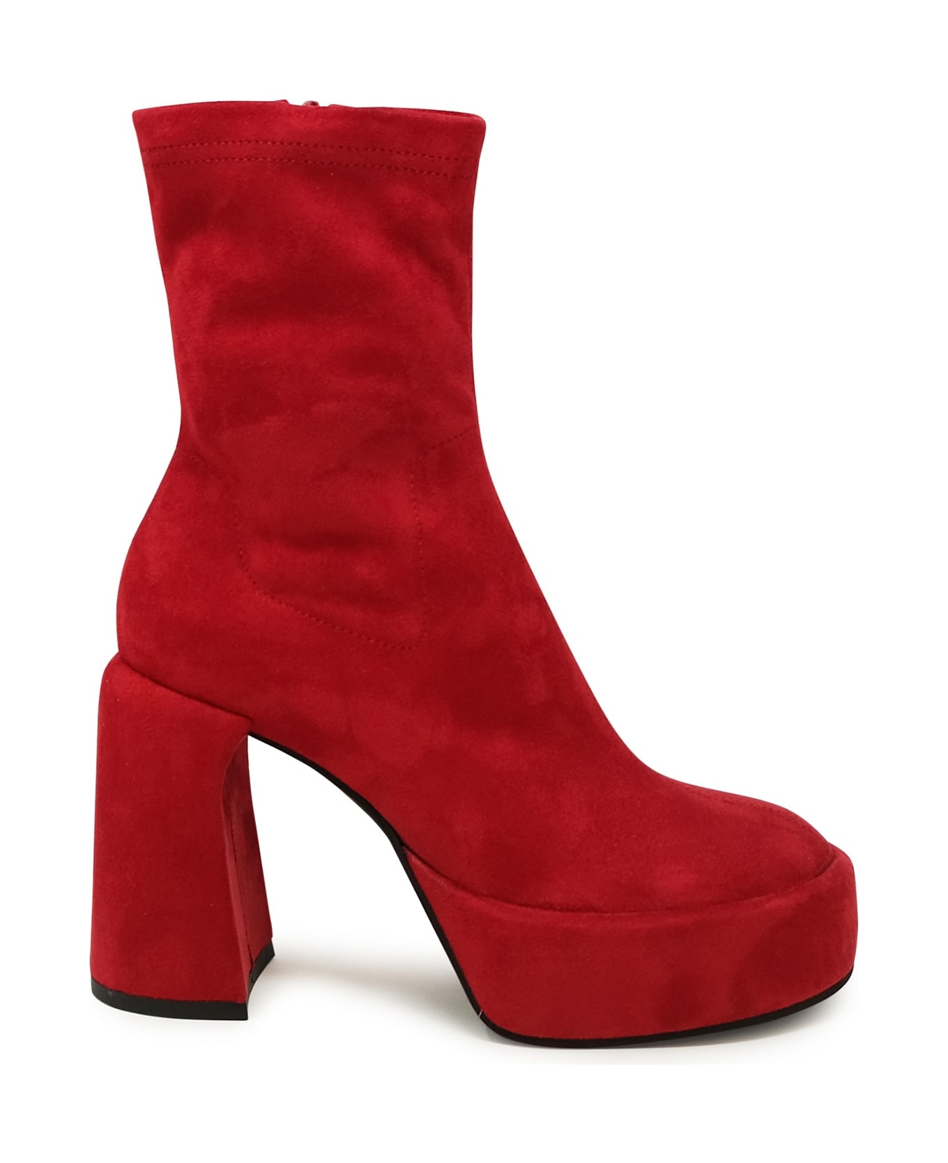 Elena Iachi Ecodaino Zelda Ankle Boots - RED ブーツ