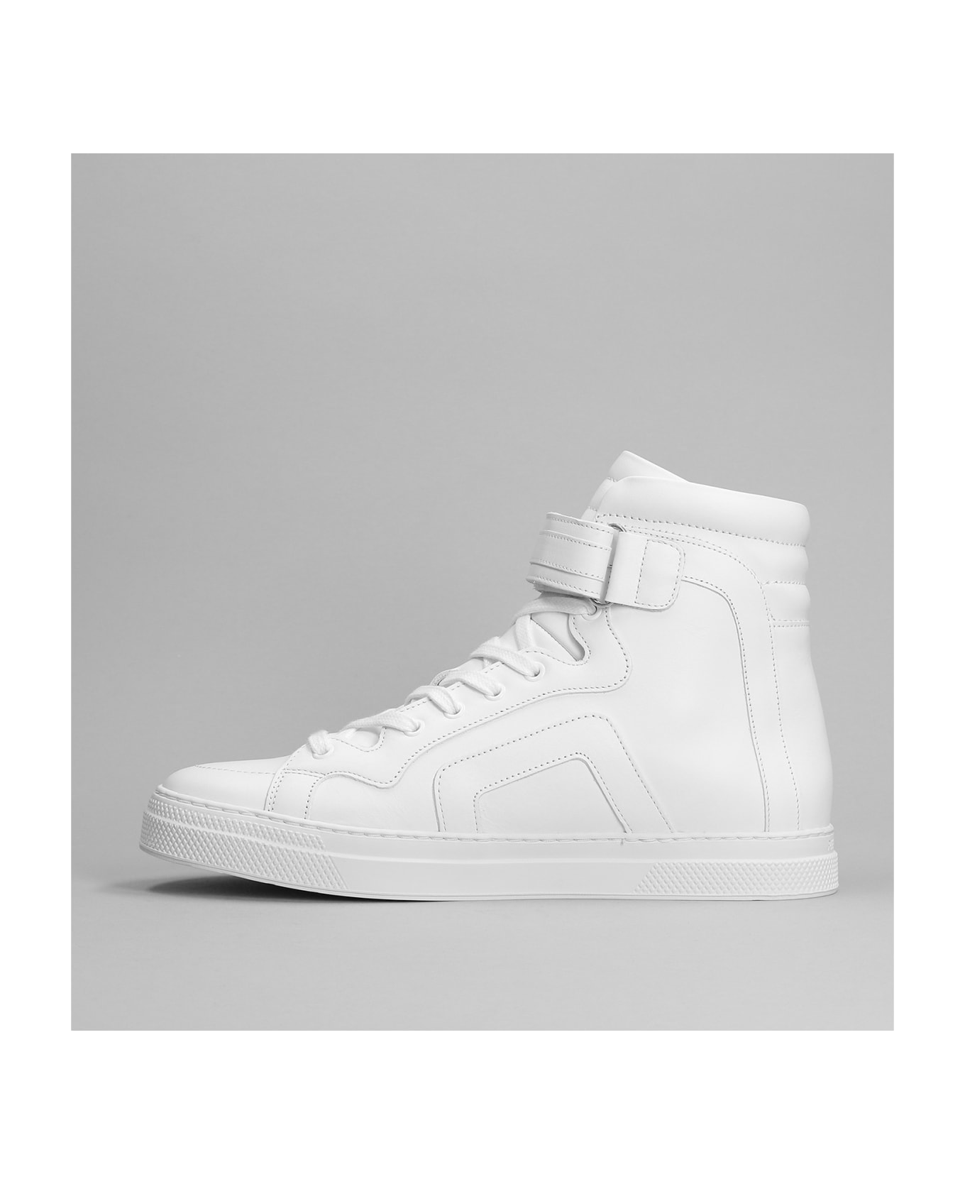 Pierre Hardy 112z Sneakers In White Leather - white