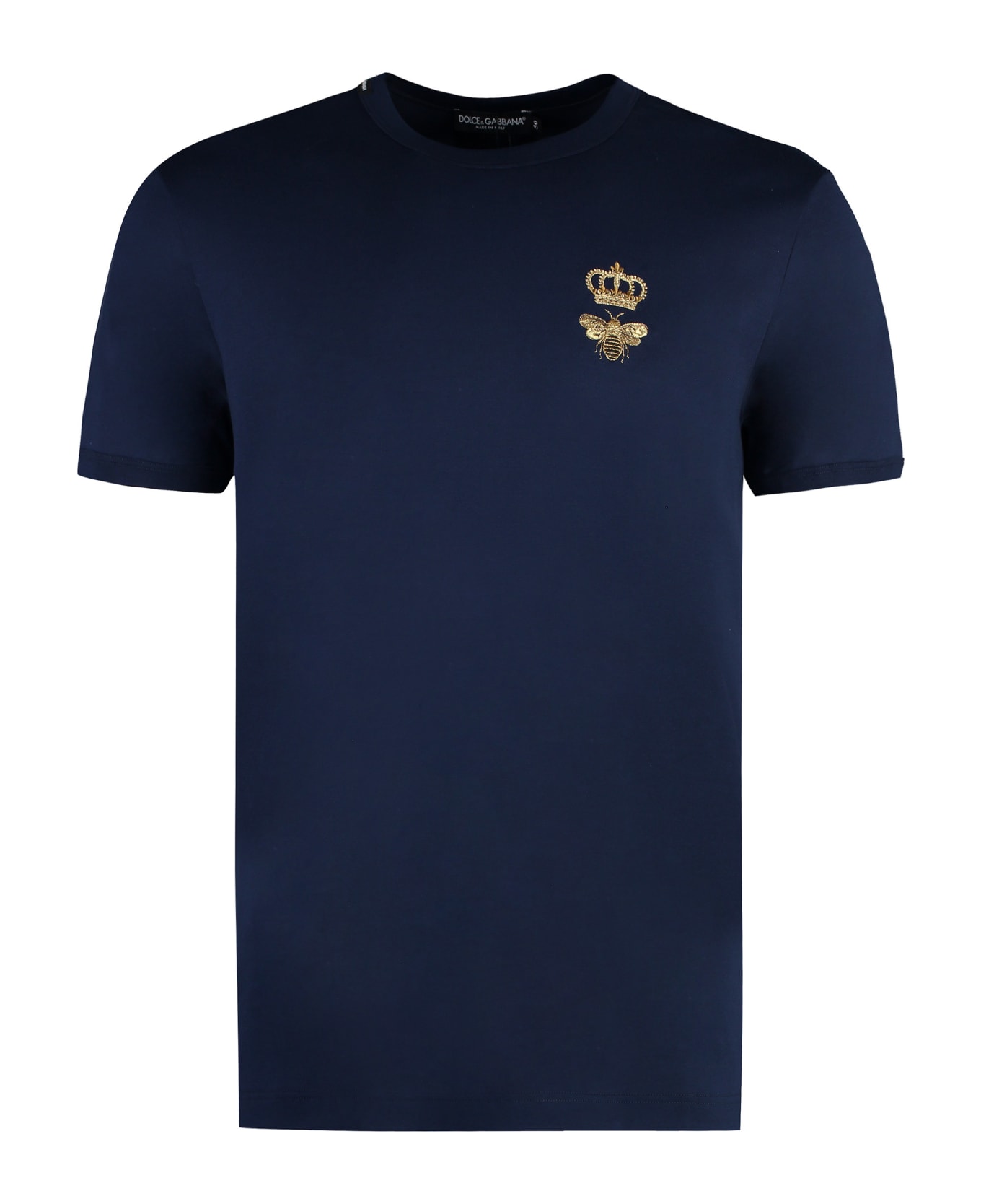 Dolce & Gabbana Logo Cotton T-shirt - blue