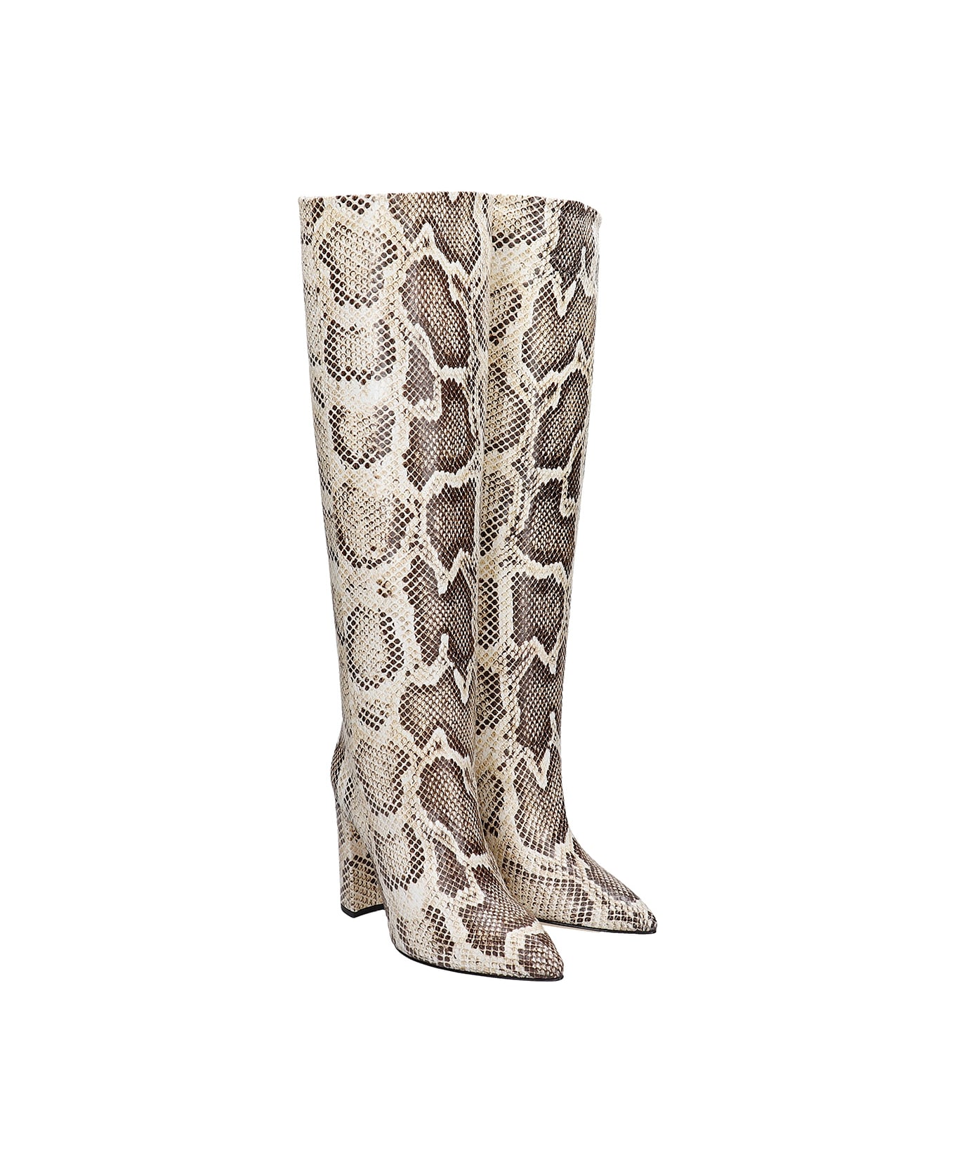 Paris Texas High Heels Boots In Animalier Leather - Animalier