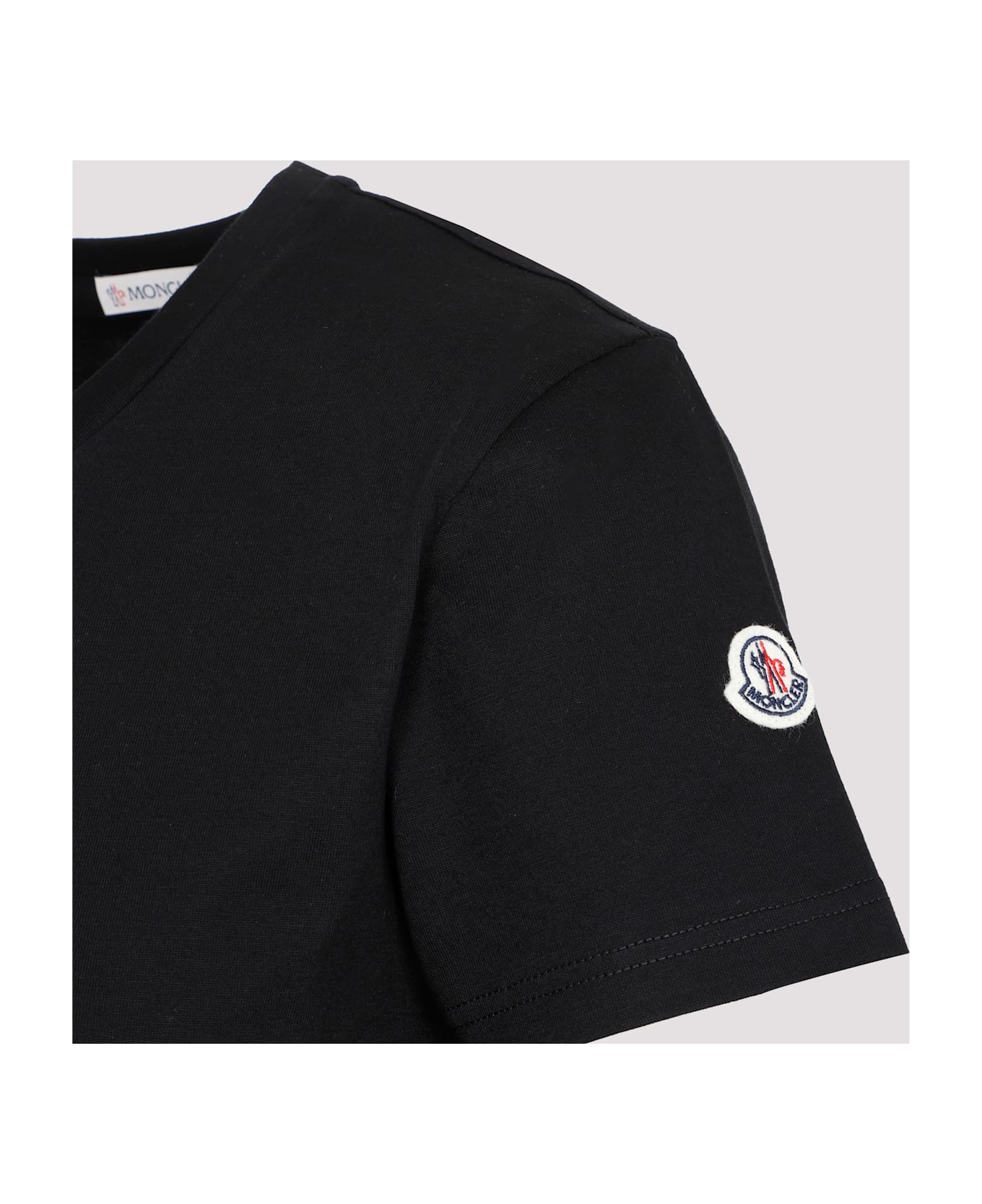Moncler Cotton T-shirt - Black