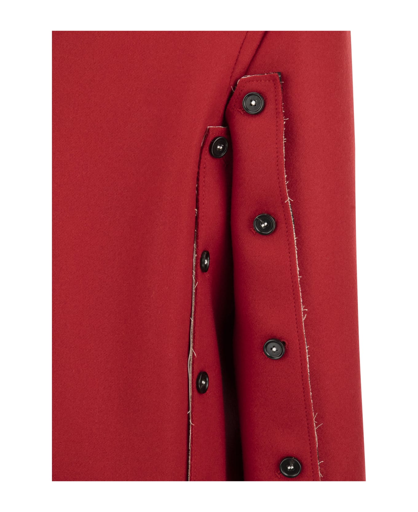 Marni Double-breasted Wool Coat - Red コート