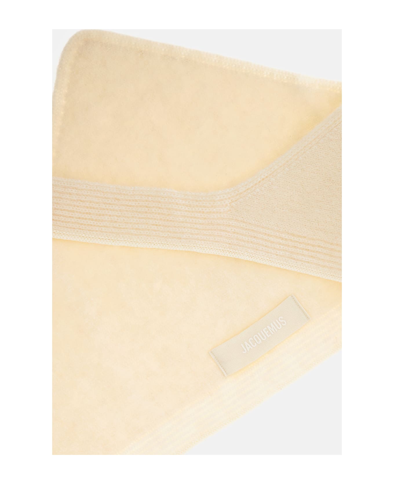 Jacquemus Le Chale Gros Grain - White