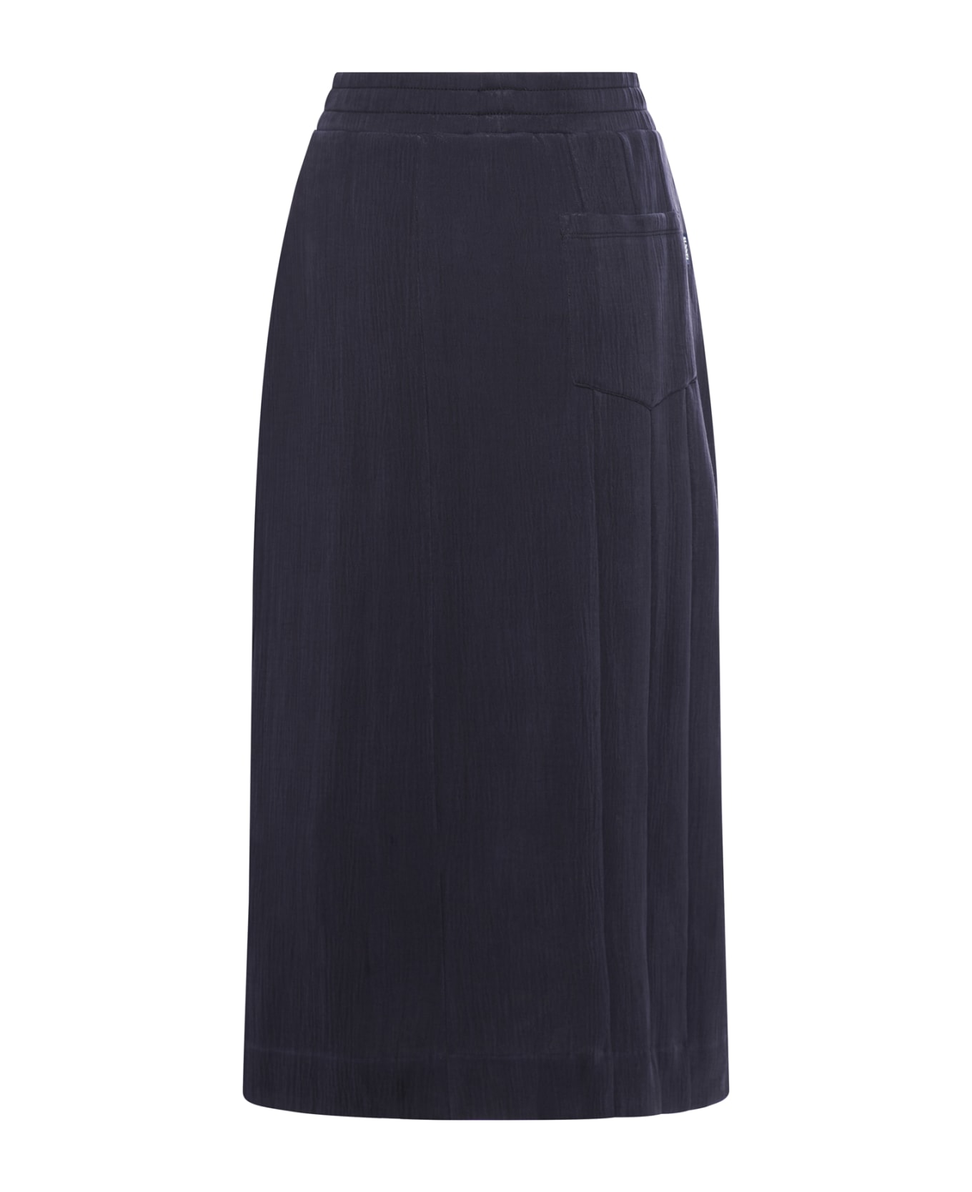 Sunnei Bonded Panel Skirt - Dark Blue