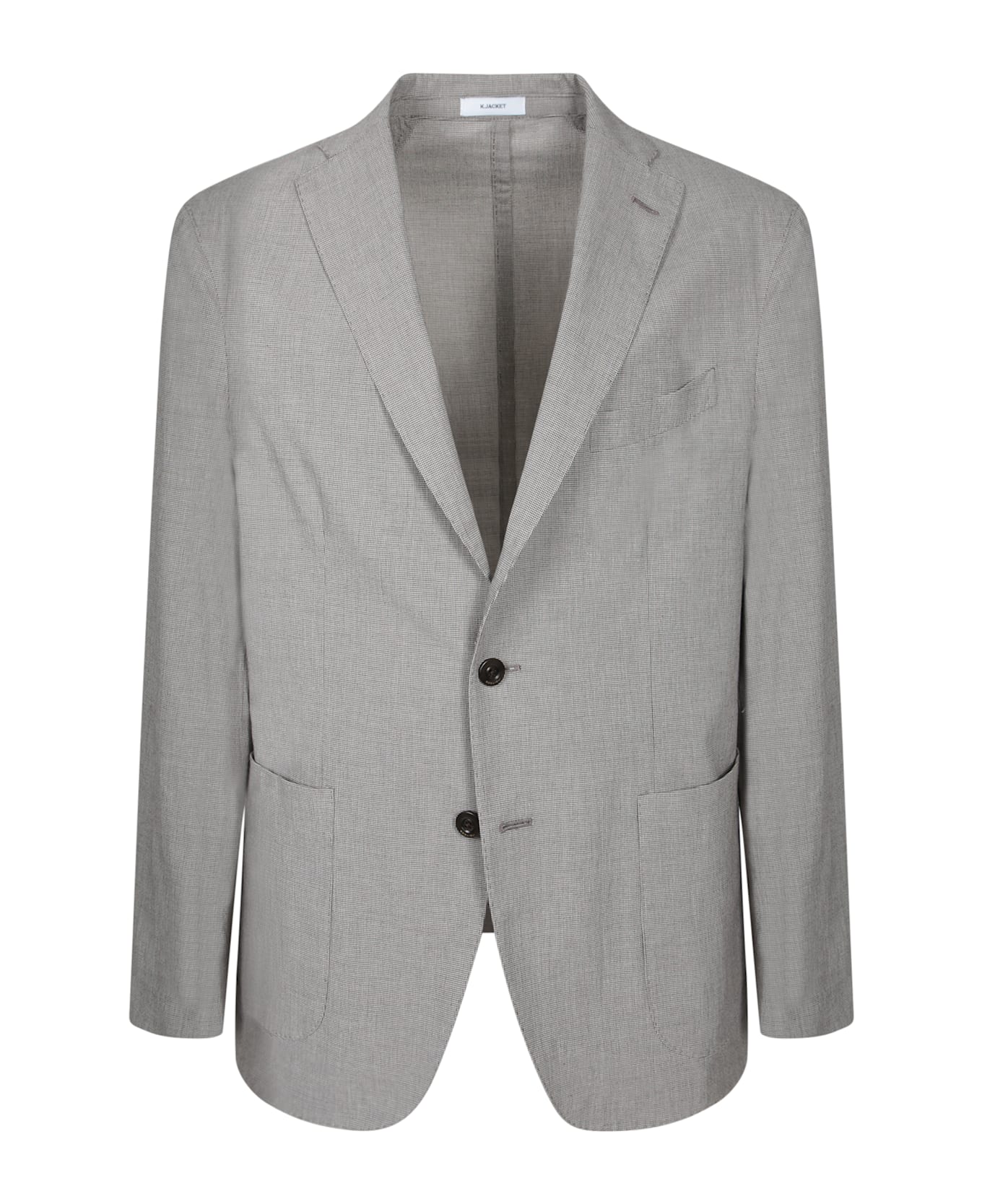 Boglioli White/beige Seersucker Jacket - Beige