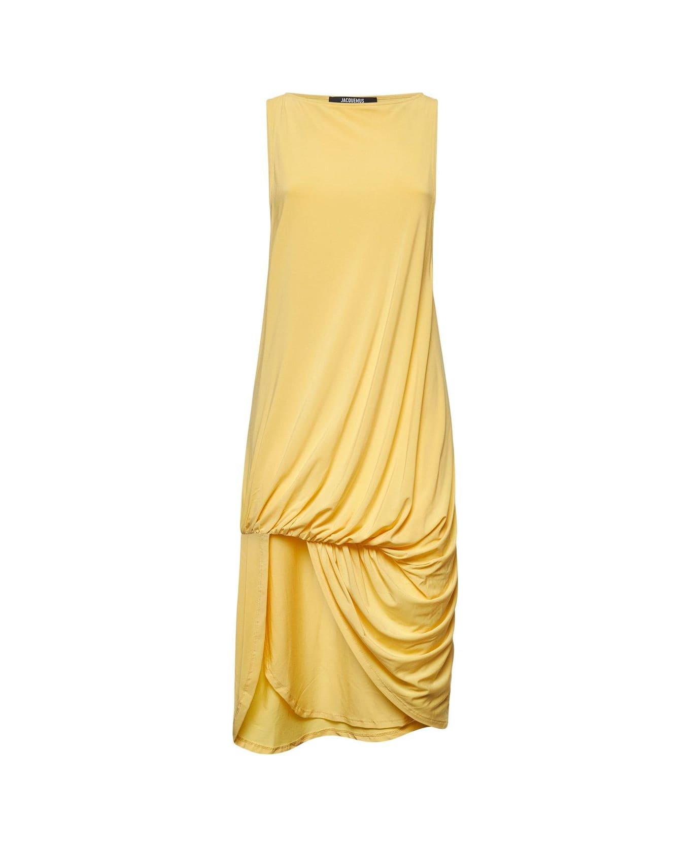 Jacquemus Sleeveless Asymmetric Hem Midi Dress | italist Jacquemus Sleeveless Asymmetric Hem Midi Dress | italist
