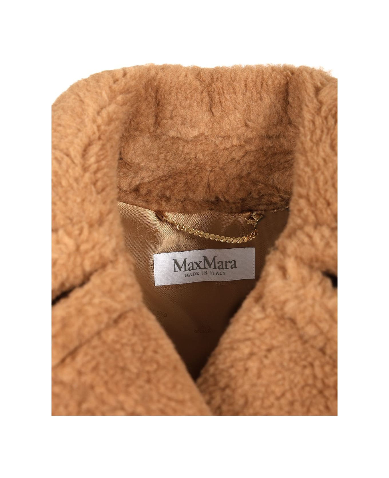 Max Mara Teddy Fabric Cape - BROWN