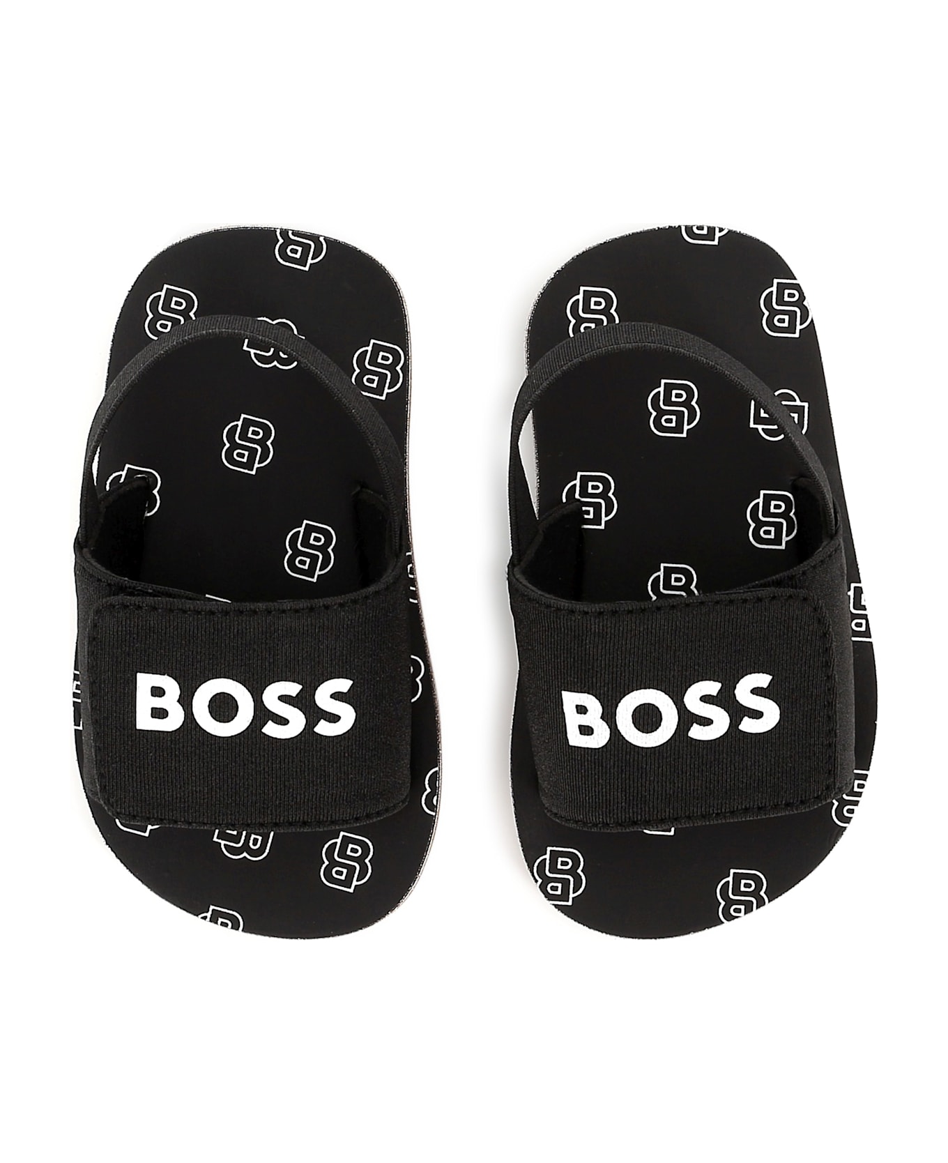 Hugo Boss Sandali Con Stampa - Black