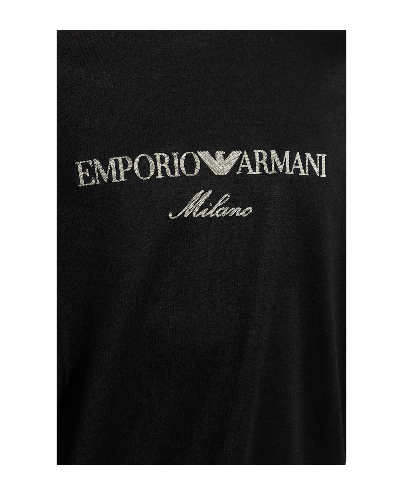 Emporio Armani T-shirt With Embroidered Logo