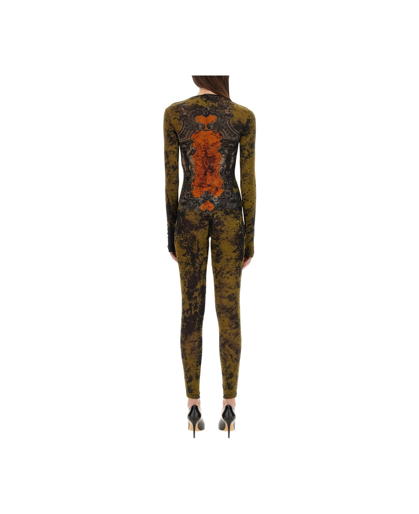 Jean Paul Gaultier Catsuit "médaillon" - MULTICOLOUR