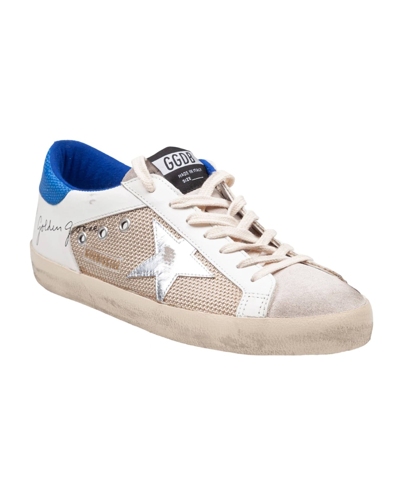 Golden Goose Super Star - White/Blue