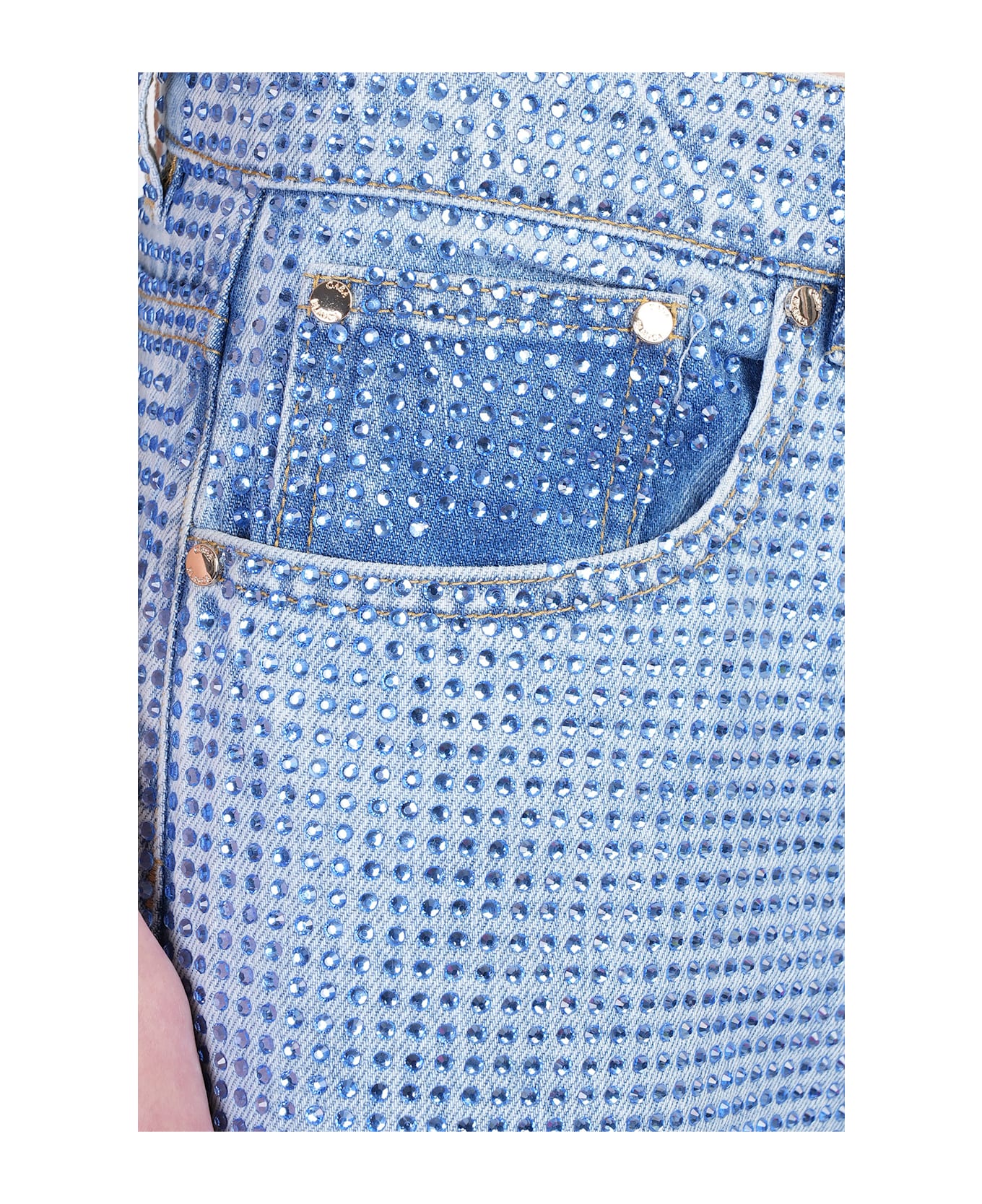 Casablanca Jeans In Blue Denim - blue