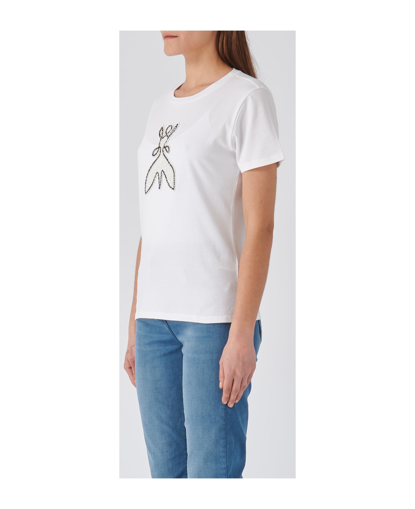 Patrizia Pepe Cotton T-shirt - BIANCO Tシャツ
