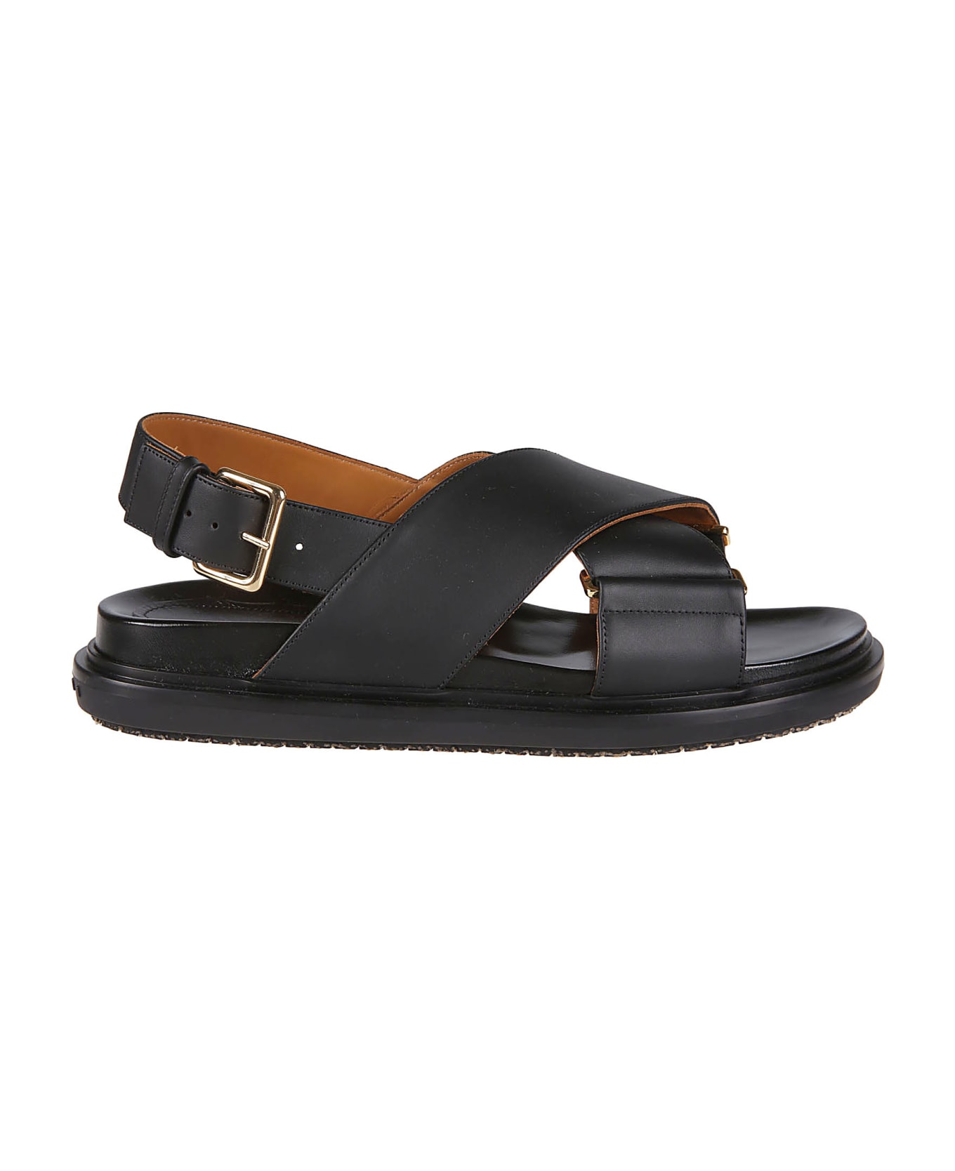 Marni Fussbett Criscross Sandals - Black サンダル