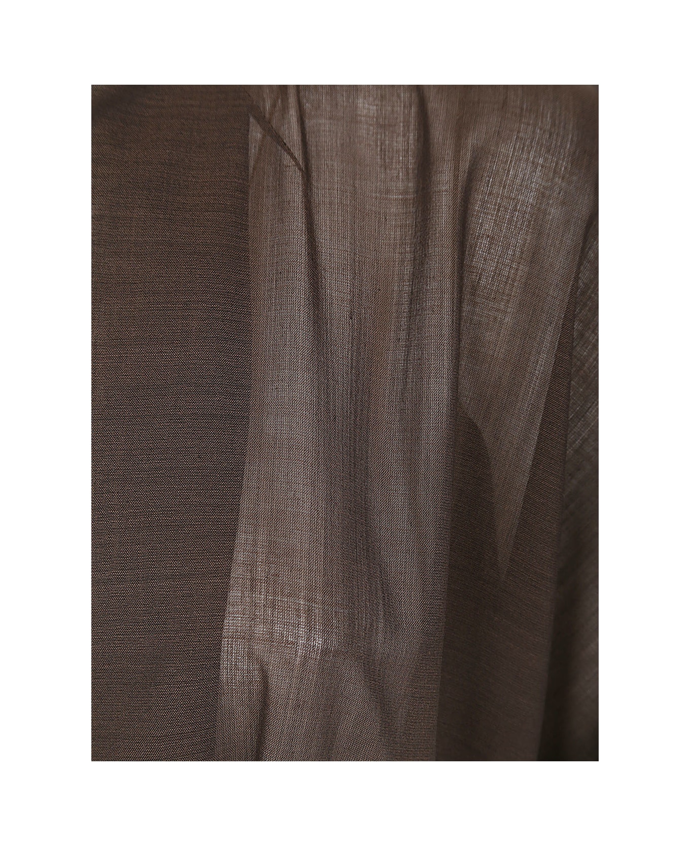 Philosophy di Lorenzo Serafini Short Sleeves Chemisier Long Dress - Brown ワンピース＆ドレス