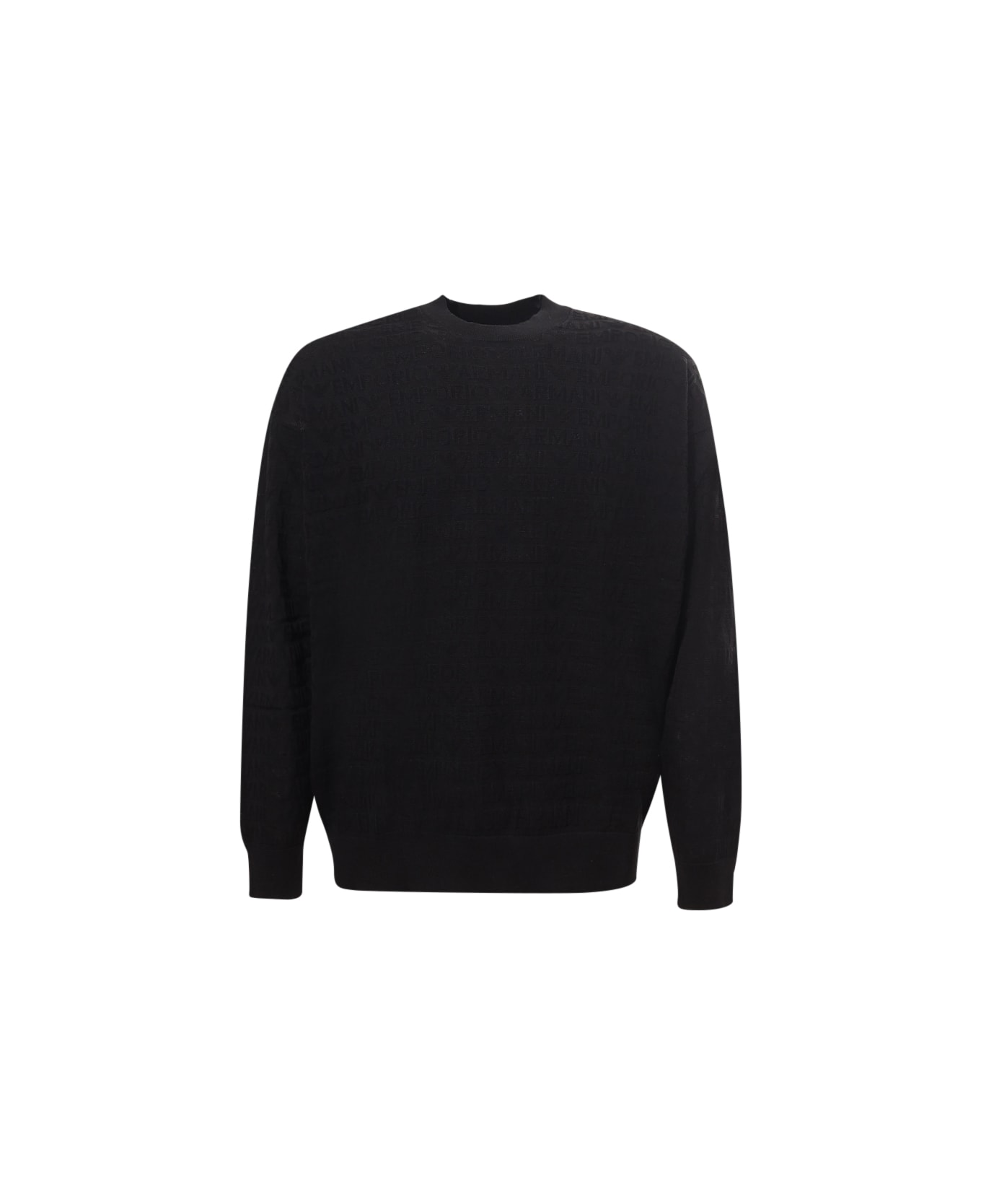 Emporio Armani Sweater - Black ニットウェア
