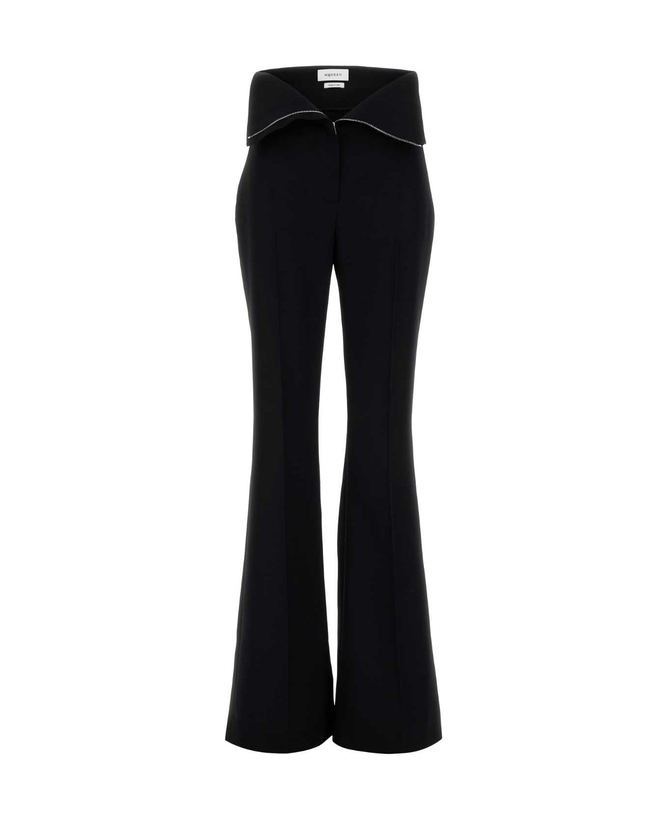 Alexander McQueen Flared Pants - Black