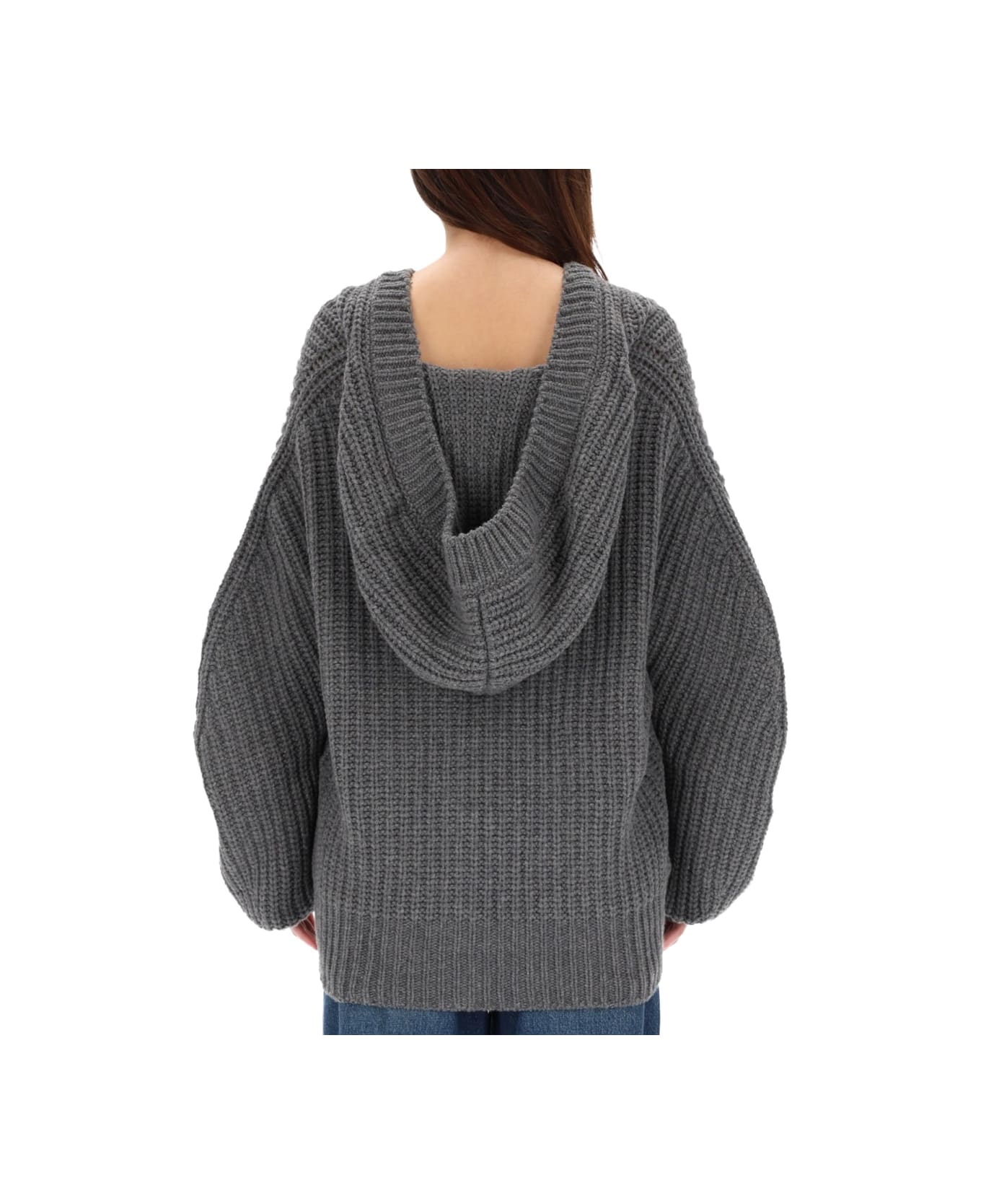 Stella McCartney Ribbed Cardigan - GREY