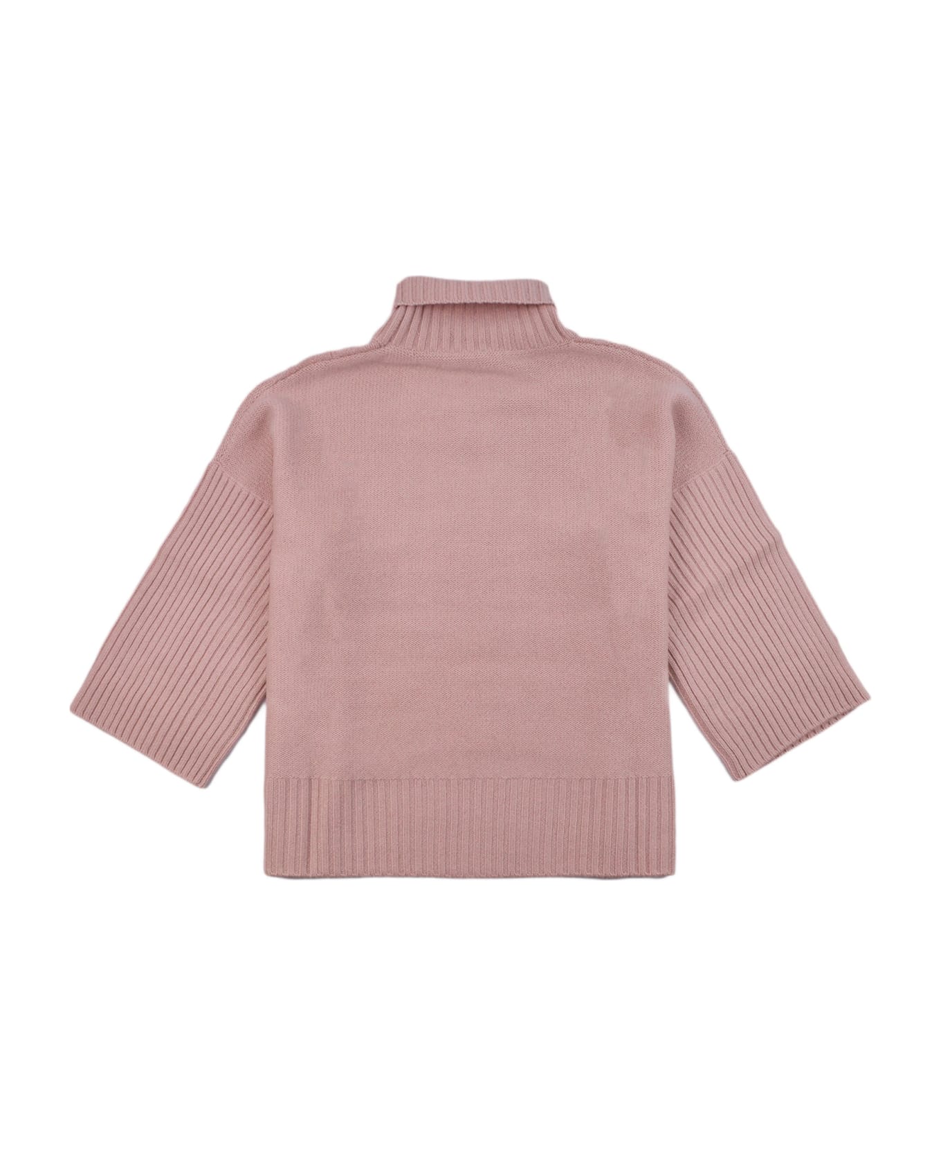 Max Mara Okra Turtle Neck Sweater - Pink