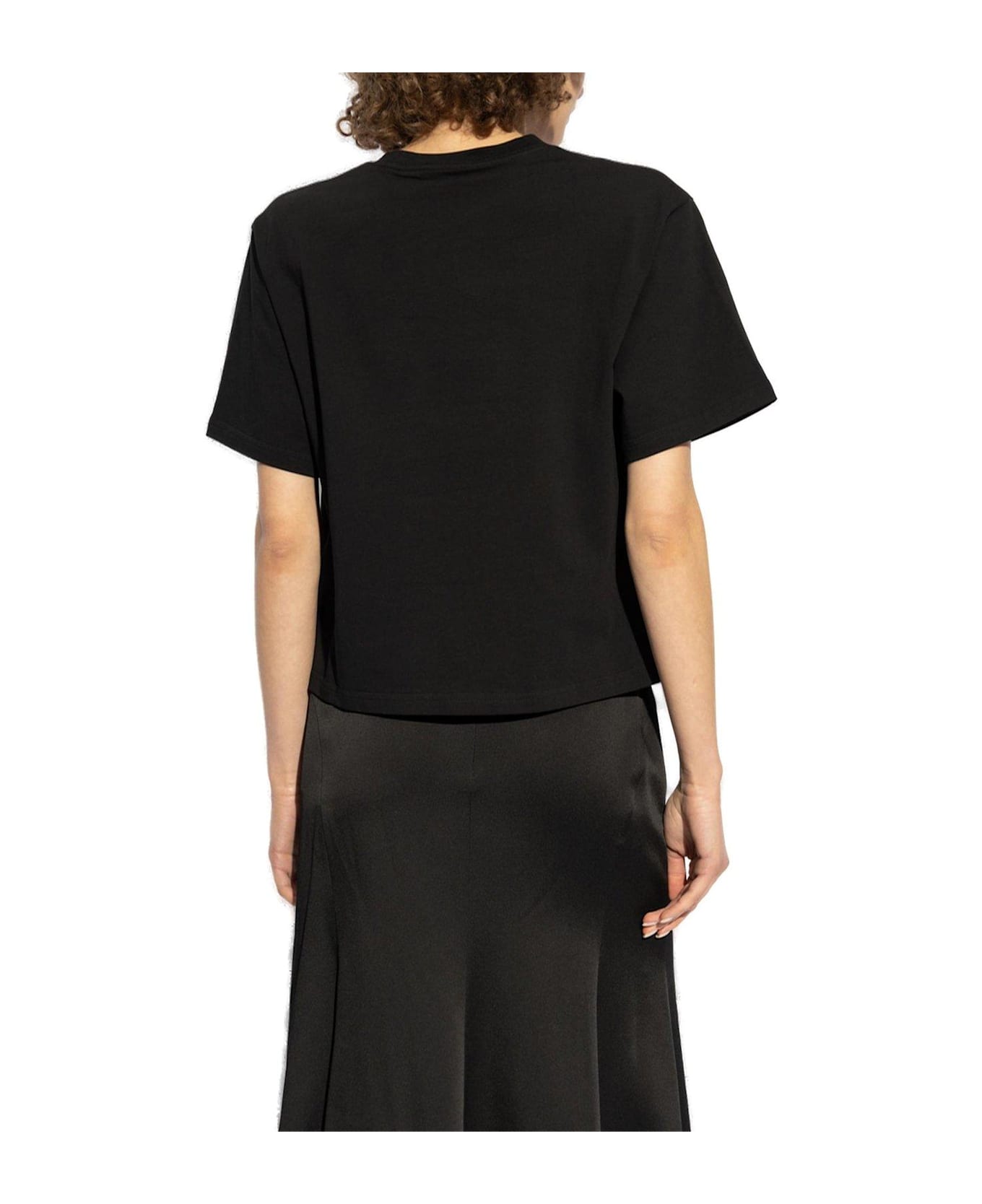 Versace Medusa Crop T-shirt - BLACK GOLD