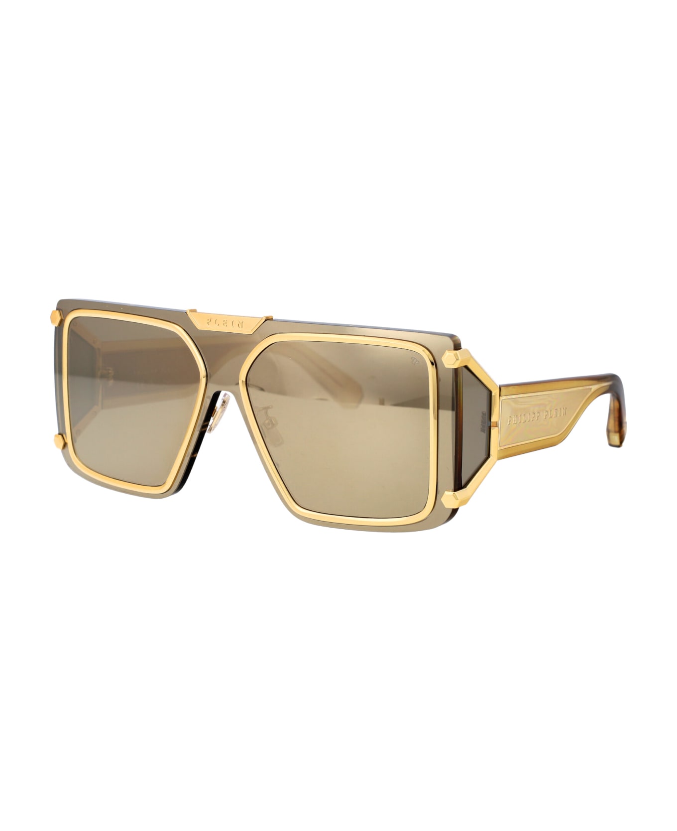 Philipp Plein Spp096m Sunglasses - 400G GOLD サングラス