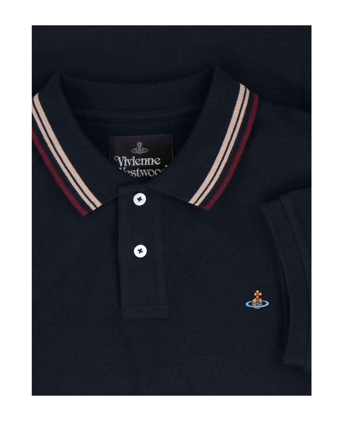 Vivienne Westwood Polo "orb" - Blue
