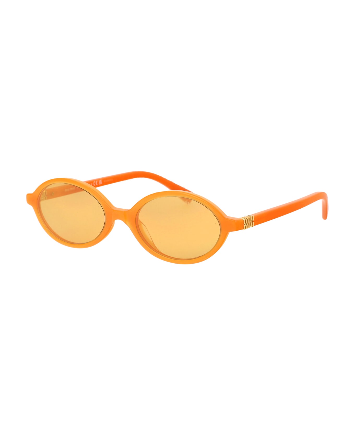 Miu Miu Eyewear 0mu 04zs Sunglasses - 11V40D Turmenic Opal