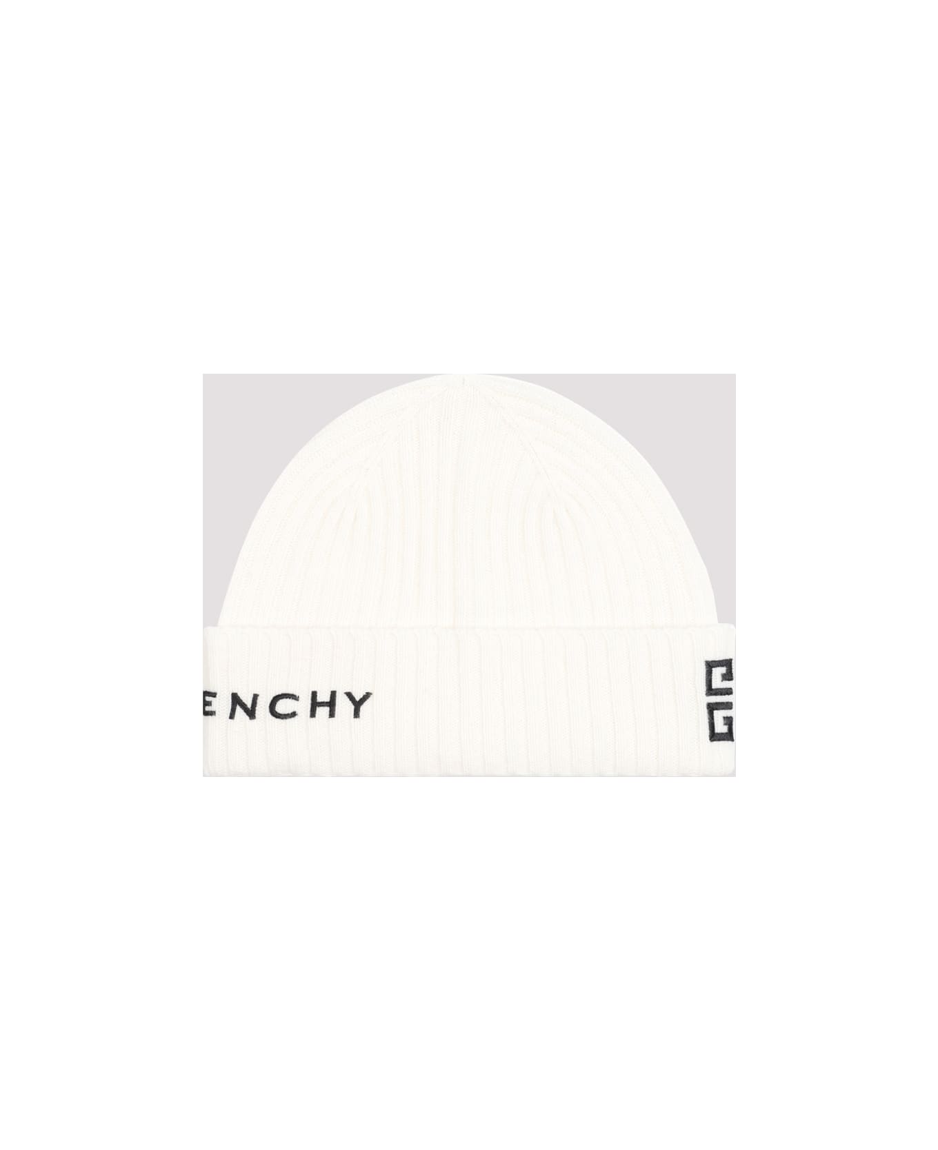 Givenchy 4g Beanie - Ivory Black