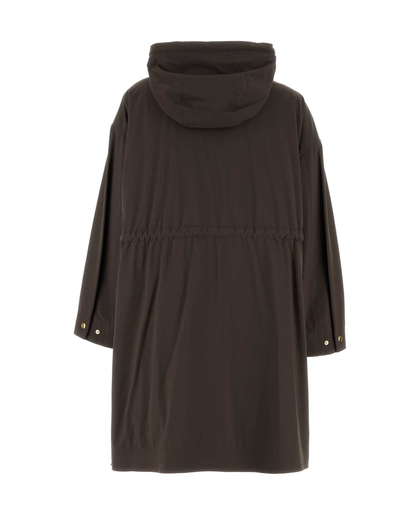 Moncler Brown Nylon Sainbel Parka - 25B