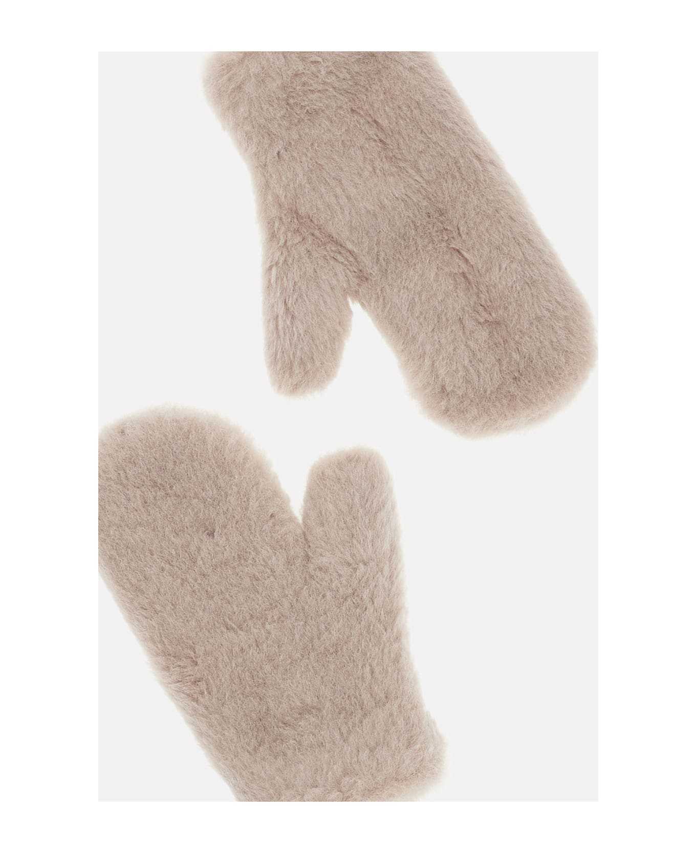 Max Mara Ombrato Gloves - Beige
