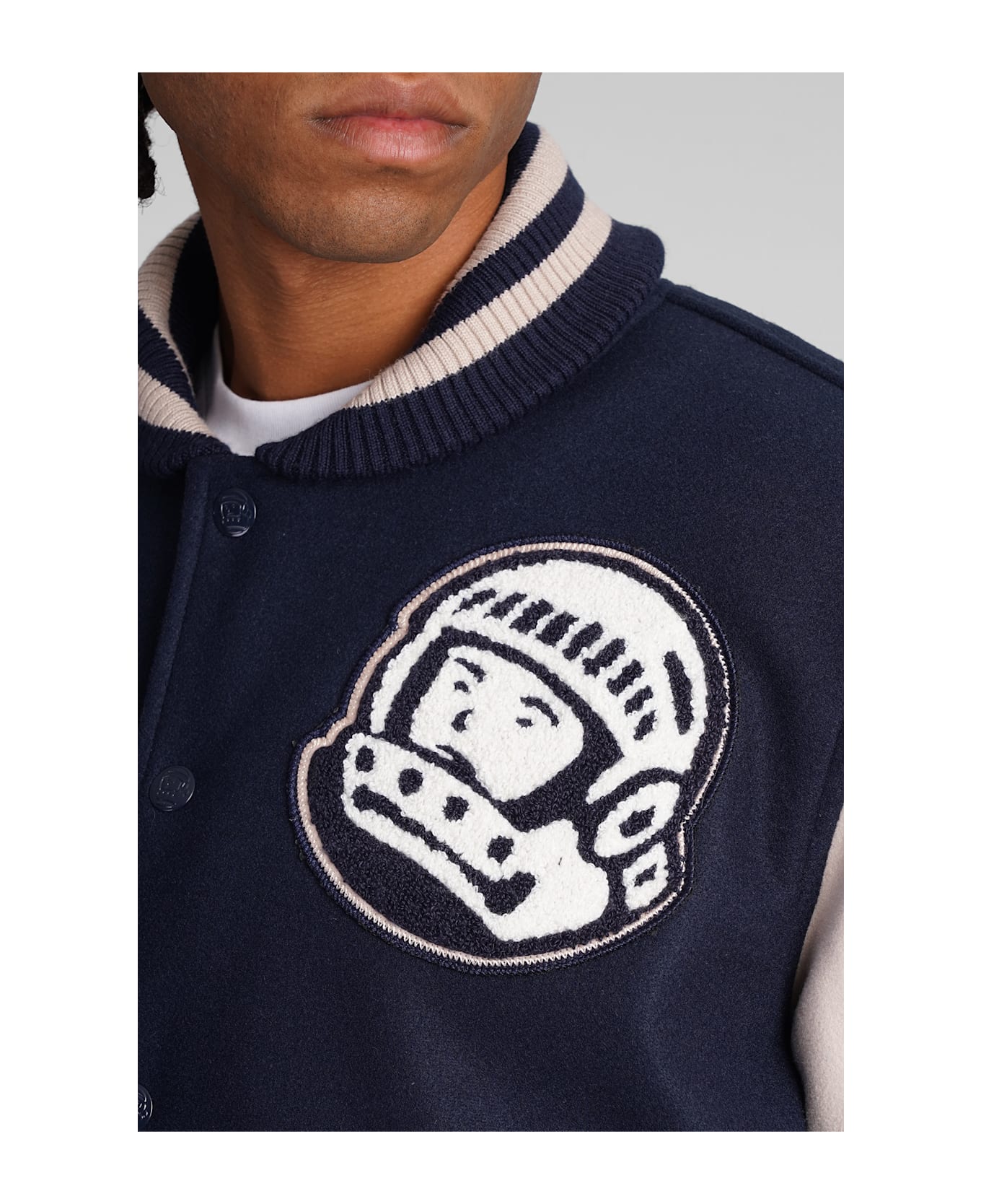 Billionaire Boys Club Bomber In Blue Polyester - blue